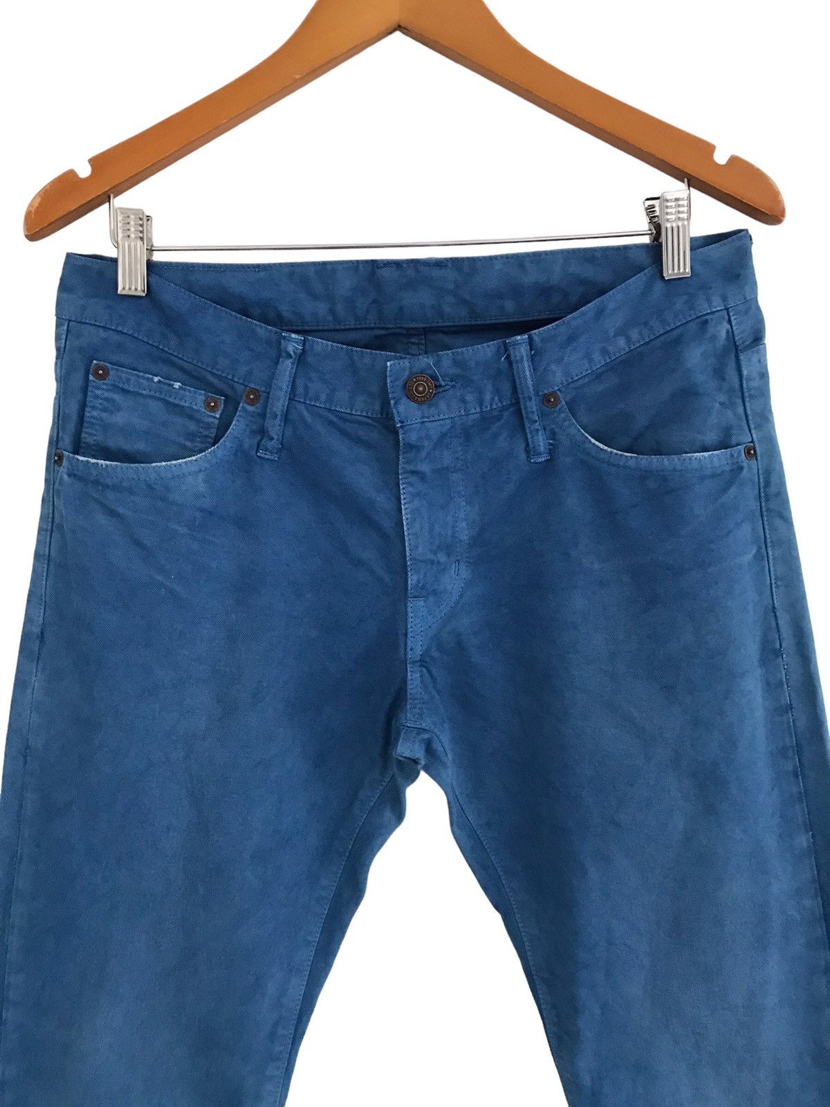 Japanese Brand TMT Japan Naturally Dyed Organic Cotton Denim Jeans Size US 30 / EU 46 - 2 Thumbnail