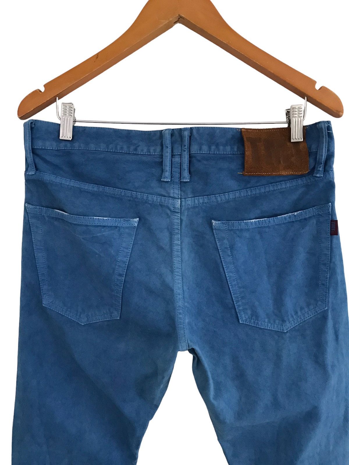 Japanese Brand TMT Japan Naturally Dyed Organic Cotton Denim Jeans Size US 30 / EU 46 - 9 Thumbnail