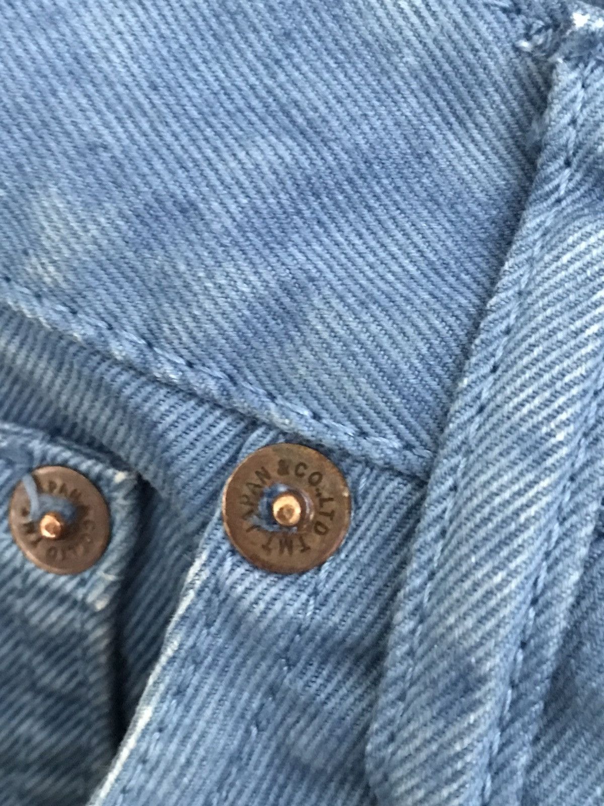 Japanese Brand TMT Japan Naturally Dyed Organic Cotton Denim Jeans Size US 30 / EU 46 - 20 Thumbnail