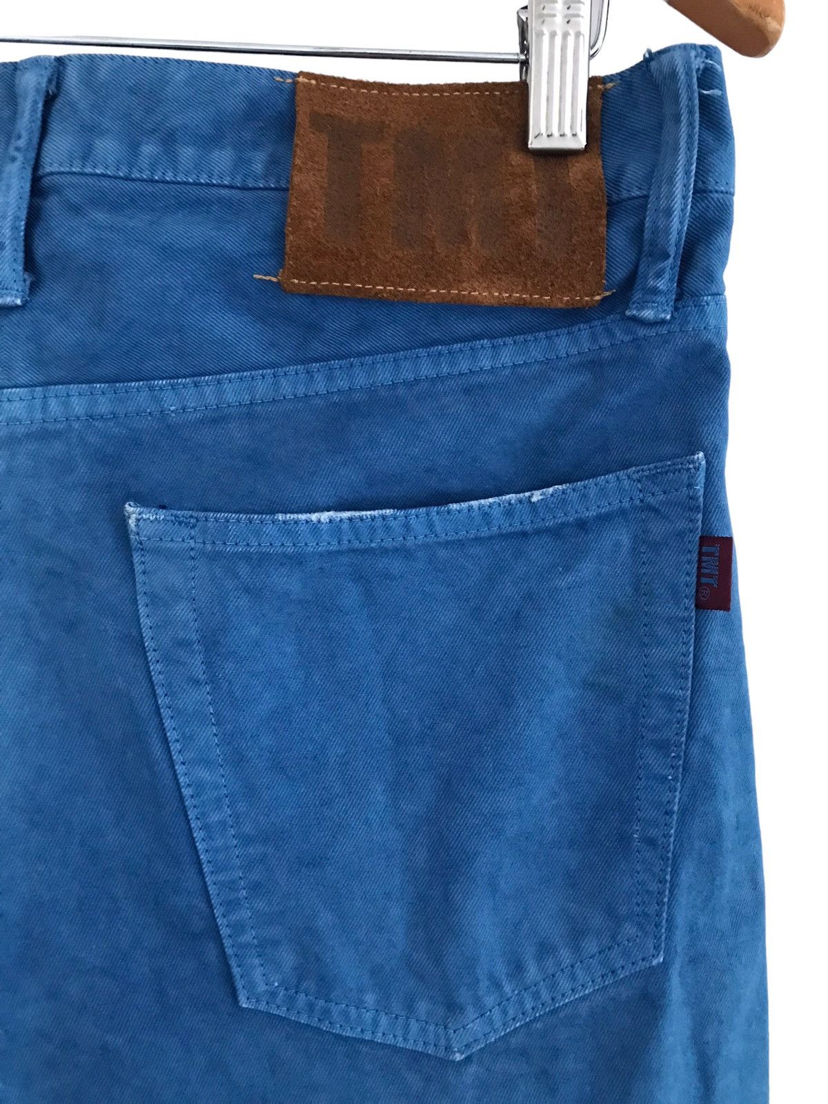 Japanese Brand TMT Japan Naturally Dyed Organic Cotton Denim Jeans Size US 30 / EU 46 - 10 Thumbnail