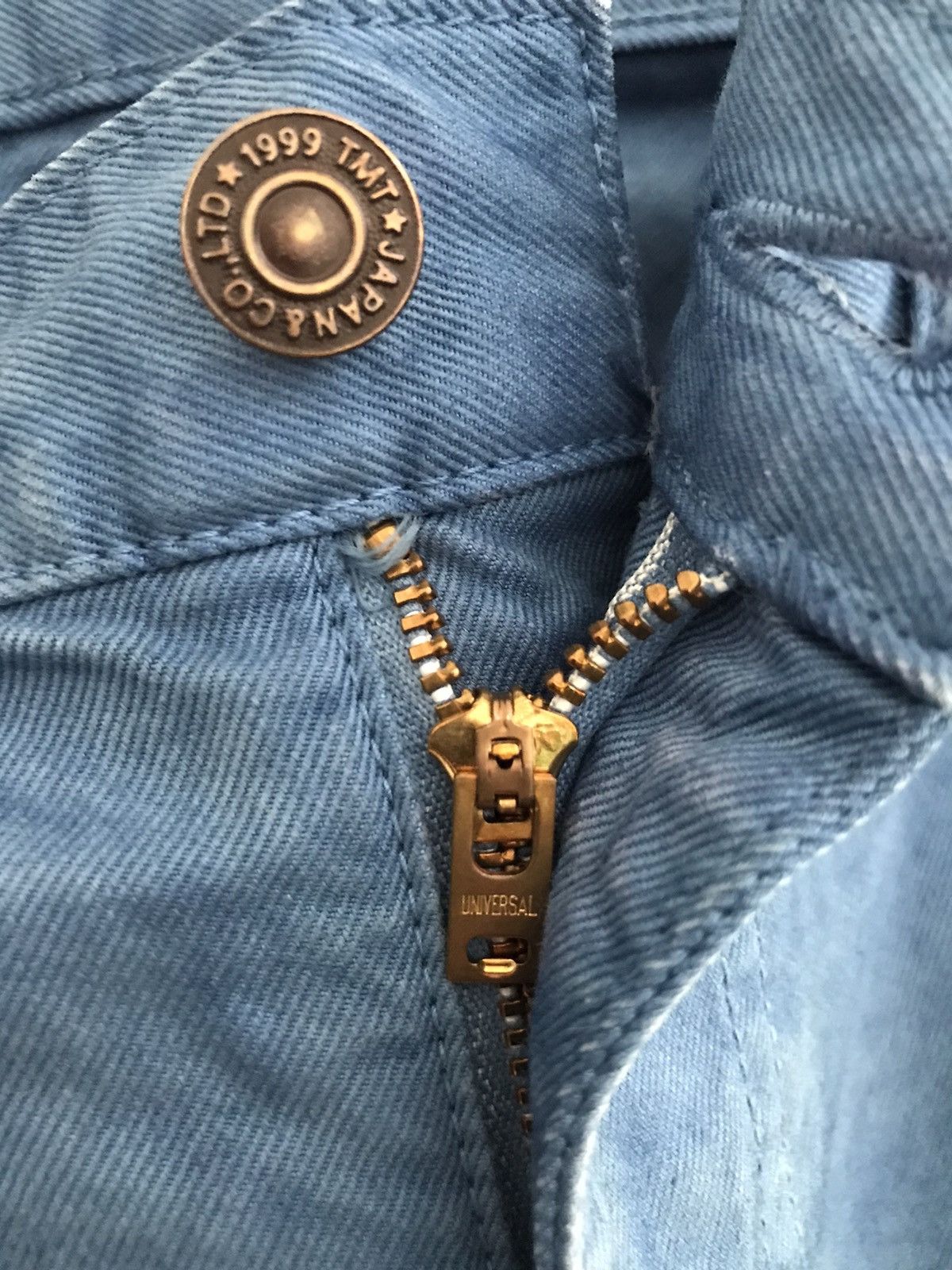 Japanese Brand TMT Japan Naturally Dyed Organic Cotton Denim Jeans Size US 30 / EU 46 - 19 Thumbnail