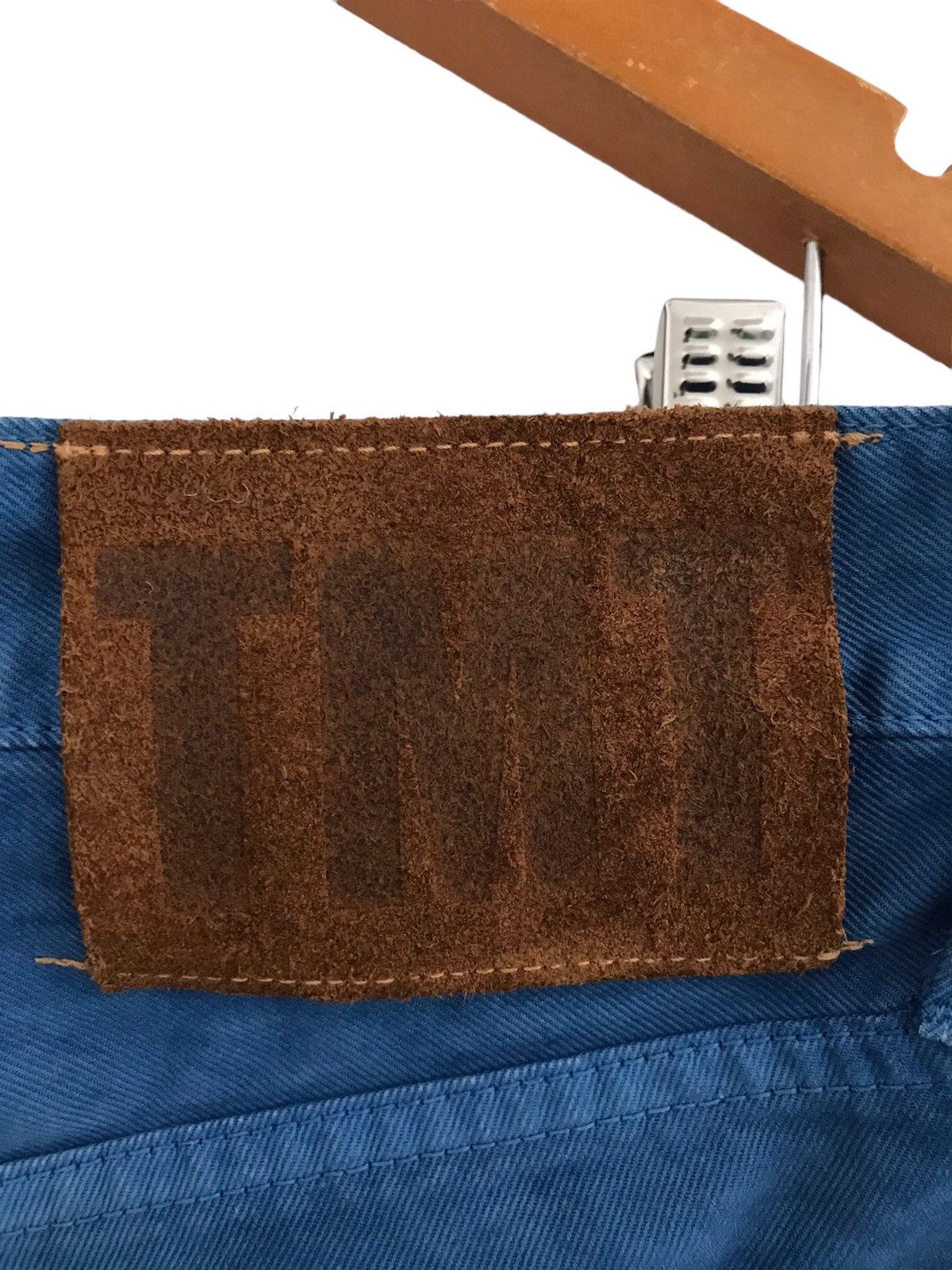 Japanese Brand TMT Japan Naturally Dyed Organic Cotton Denim Jeans Size US 30 / EU 46 - 15 Thumbnail