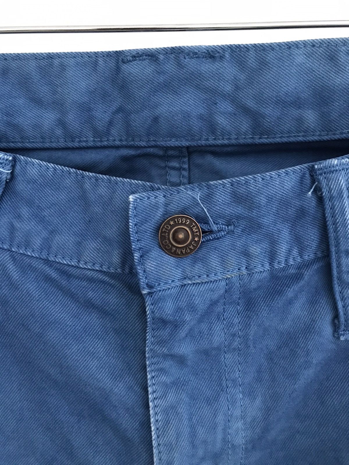 Japanese Brand TMT Japan Naturally Dyed Organic Cotton Denim Jeans Size US 30 / EU 46 - 22 Thumbnail