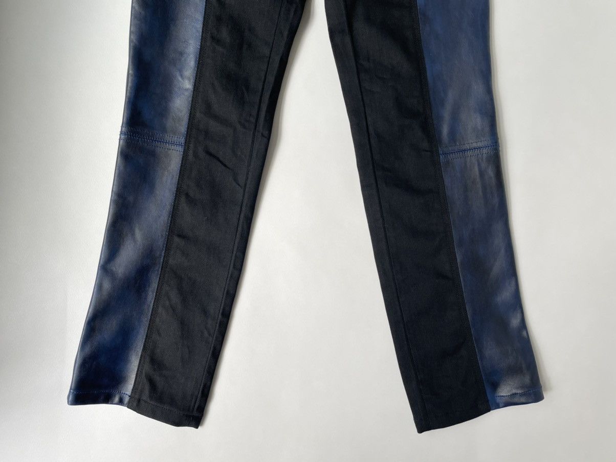 Maison Margiela A/W 17 Sample Panelled Leather Moto Jeans Size US 32 / EU 48 - 8 Thumbnail