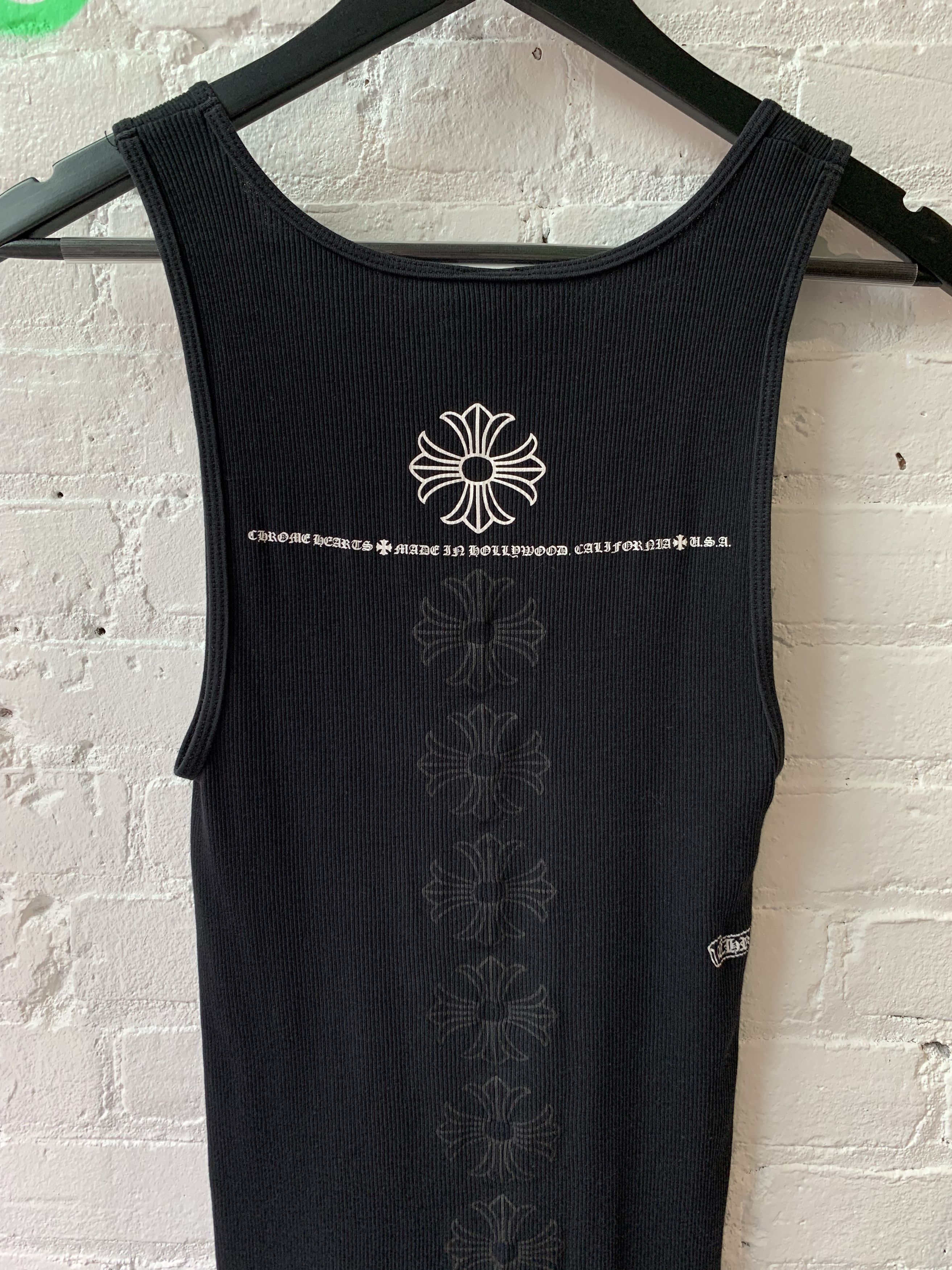 Chrome Hearts Chrome Hearts Black super plus Tank top Sz L Size US L / EU 52-54 / 3 - 6 Thumbnail