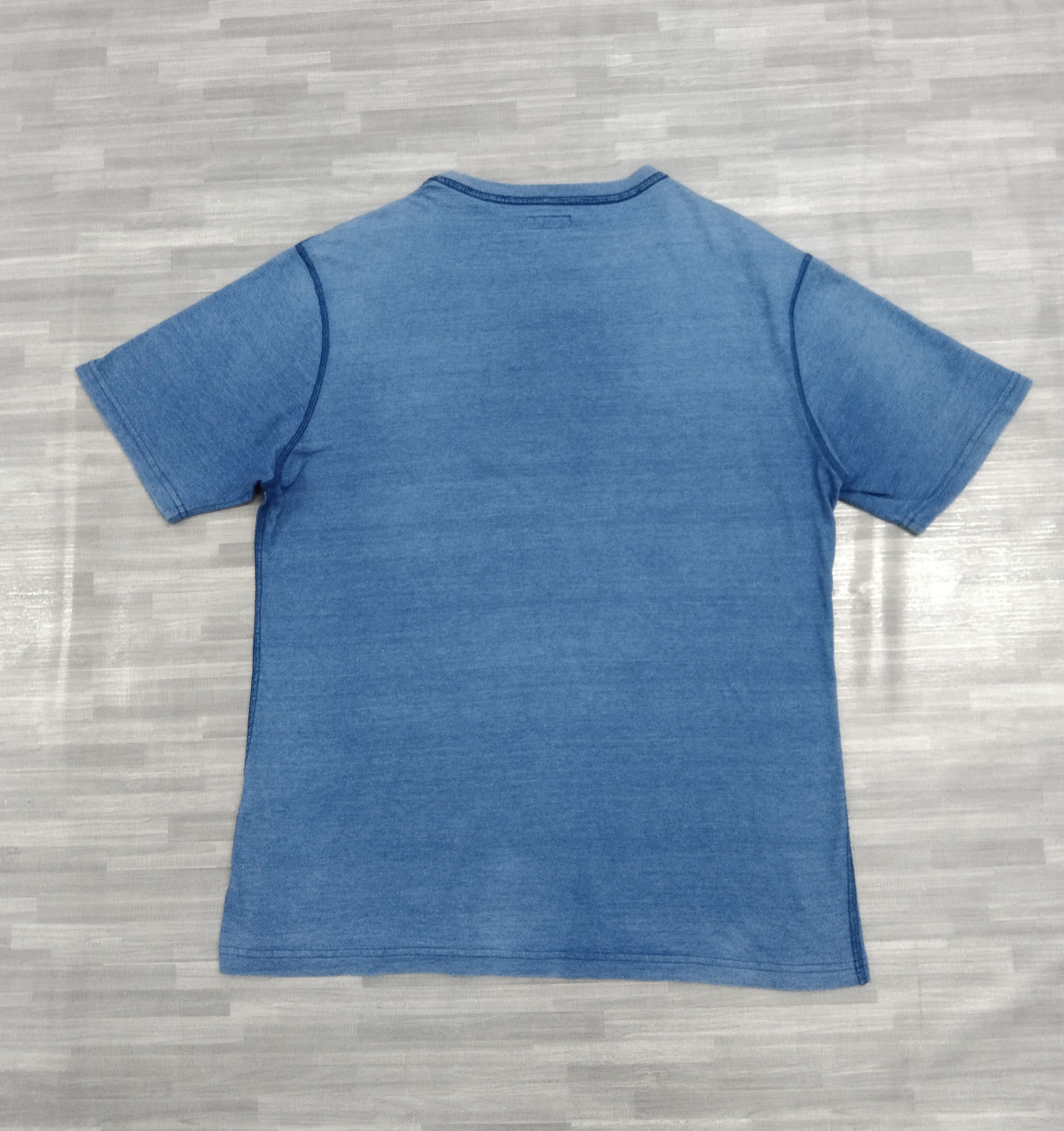 Blue Blue Japan BLUE BLUE INDIGO FADE T SHIRT Size US M / EU 48-50 / 2 - 2 Thumbnail