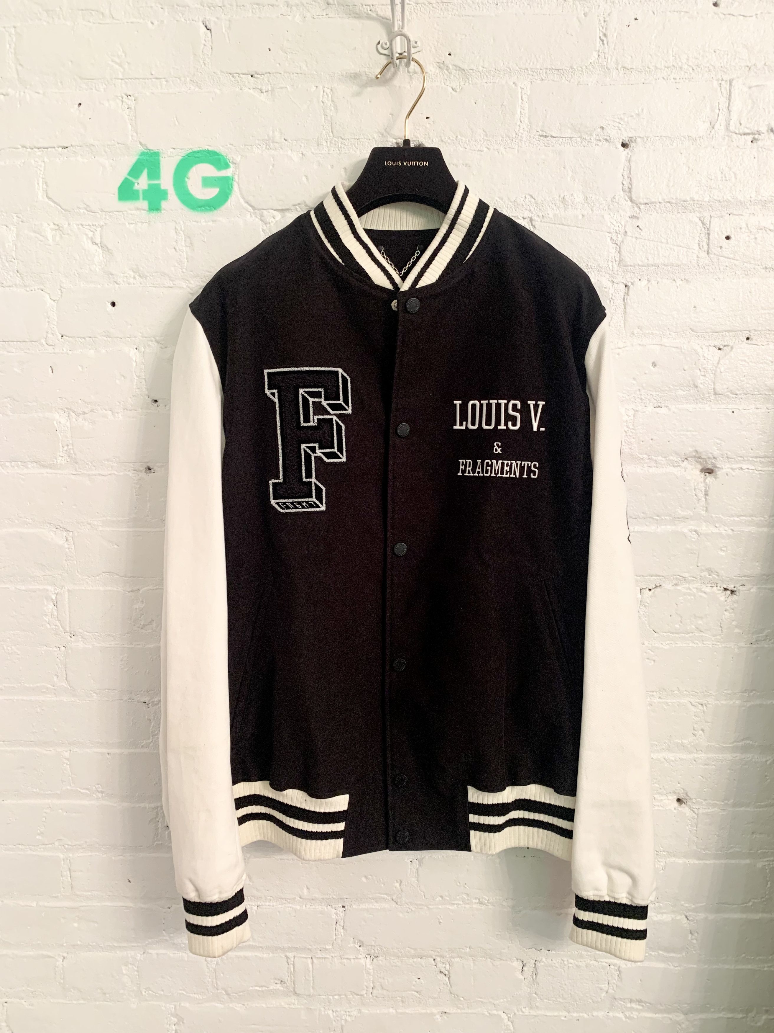 Louis Vuitton Fragment Designs X Louis Vuitton Varsity Jacket 