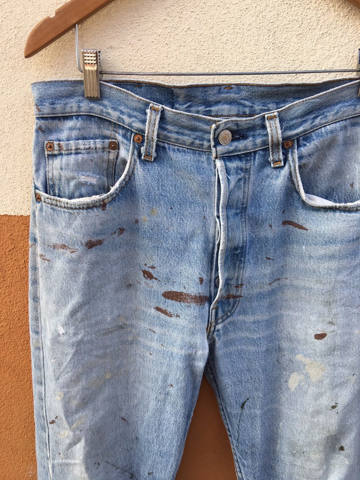 Levi's × Levi's Vintage Clothing × Vintage Vintage Levis 501 Distressed Jeans Size US 32 / EU 48 - 8 Thumbnail