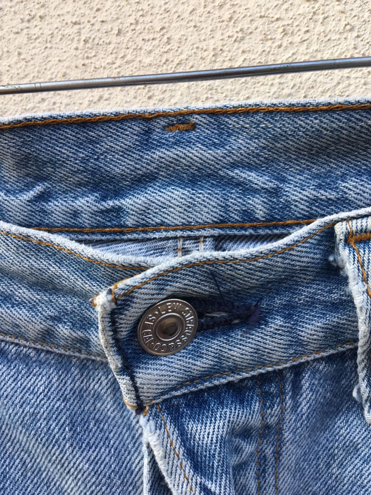 Levi's × Levi's Vintage Clothing × Vintage Vintage Levis 501 Distressed Jeans Size US 32 / EU 48 - 4 Thumbnail
