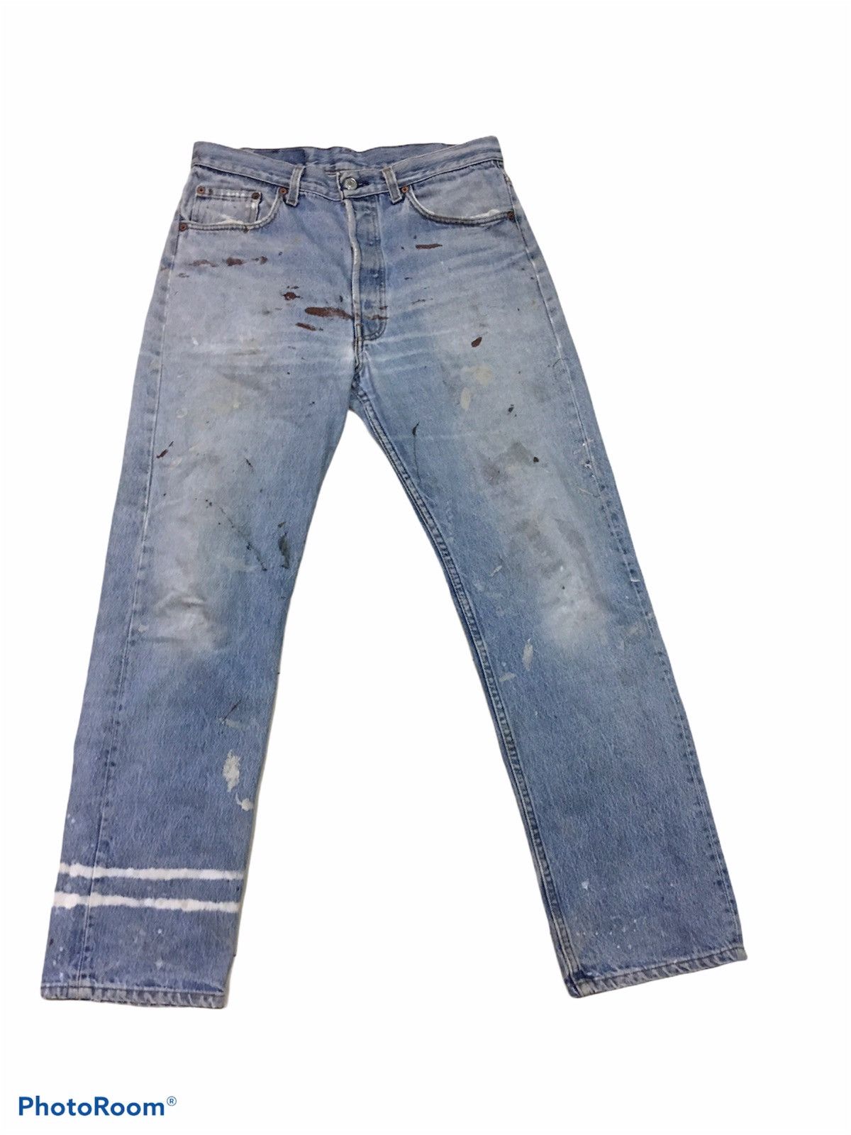 Levi's × Levi's Vintage Clothing × Vintage Vintage Levis 501 Distressed Jeans Size US 32 / EU 48 - 1 Thumbnail