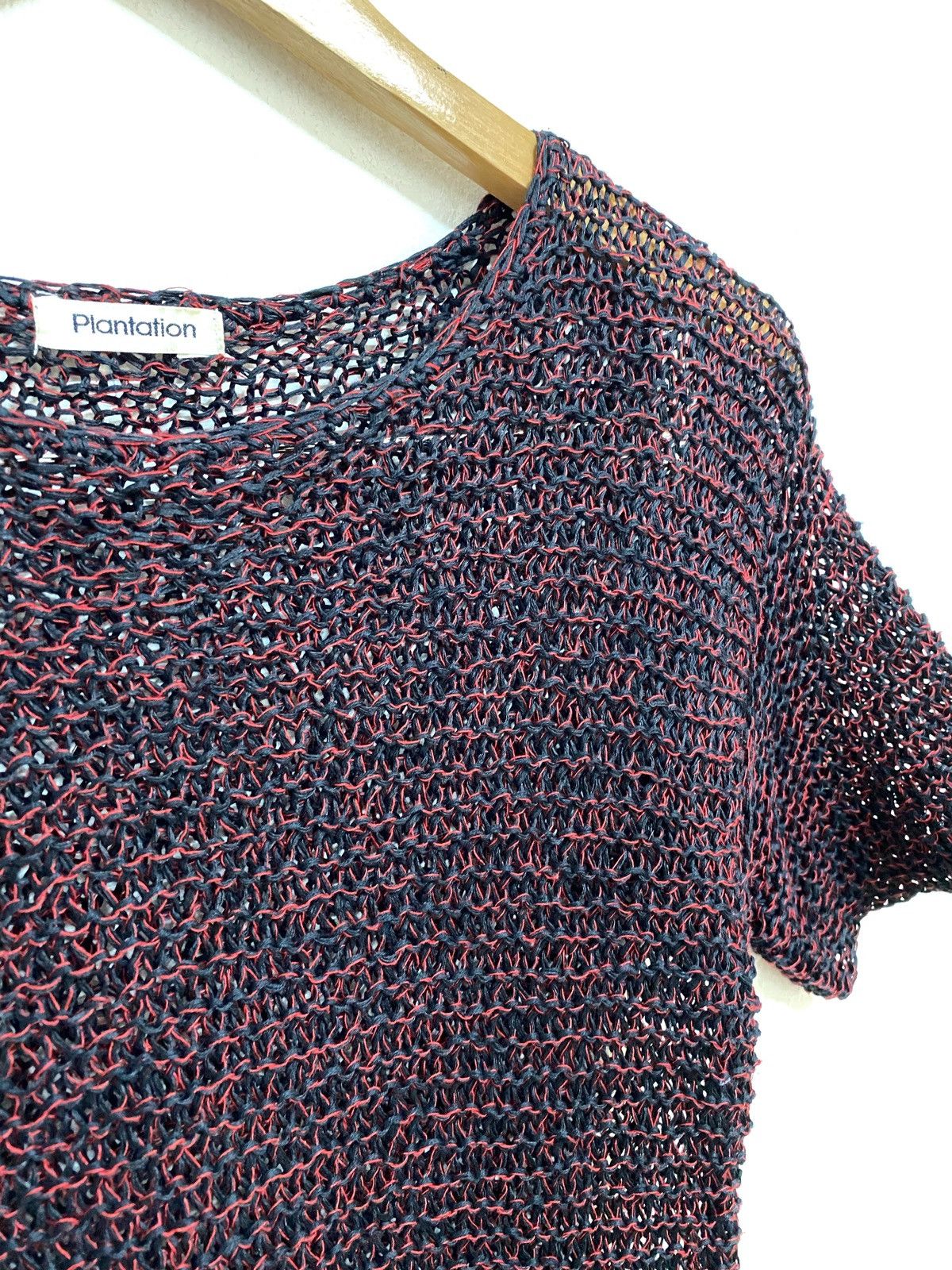 Issey Miyake Vintage Issey Miyake Plantation Crochet Knit Top Size M / US 6-8 / IT 42-44 - 5 Thumbnail