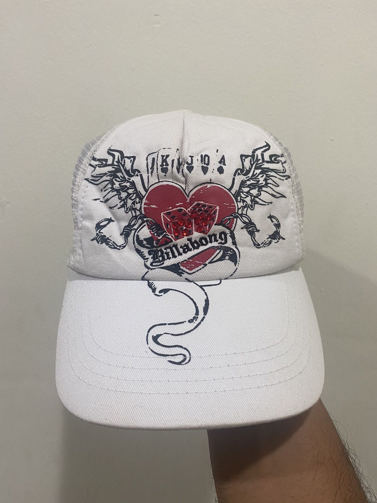 Billabong 🔥Vintage🔥 Billabong Poker Trucked Hat Size ONE SIZE - 2 Thumbnail