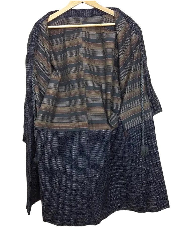 Vintage Fine Woven Vtg. Kikko Noto Jofu Noragi Kimono Jacket Size US M / EU 48-50 / 2 - 5 Thumbnail