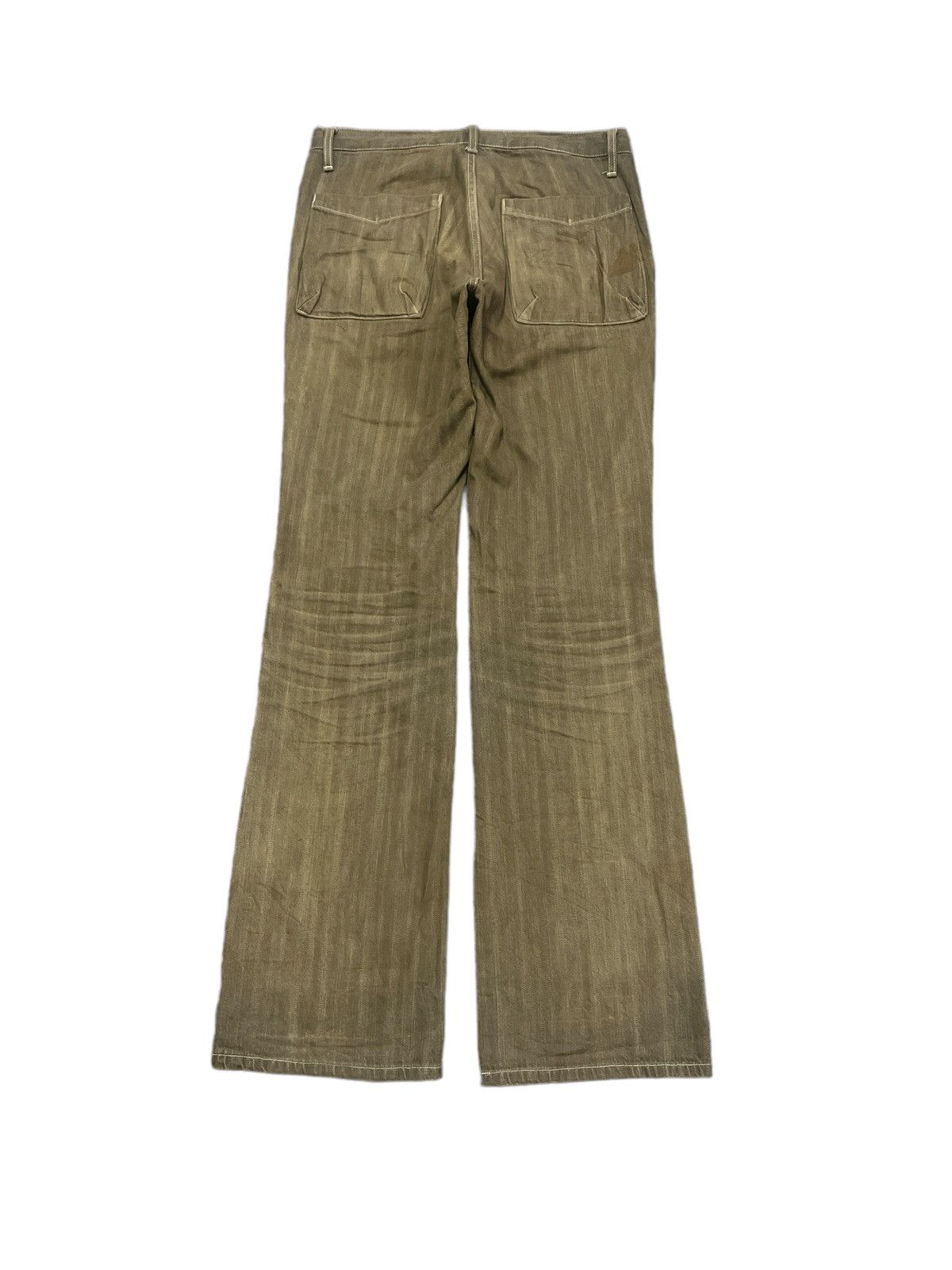 Boycott × Japanese Brand FLARED💥 BOYCOTT BROWN FADED DENIM PANTS Size US 32 / EU 48 - 6 Thumbnail