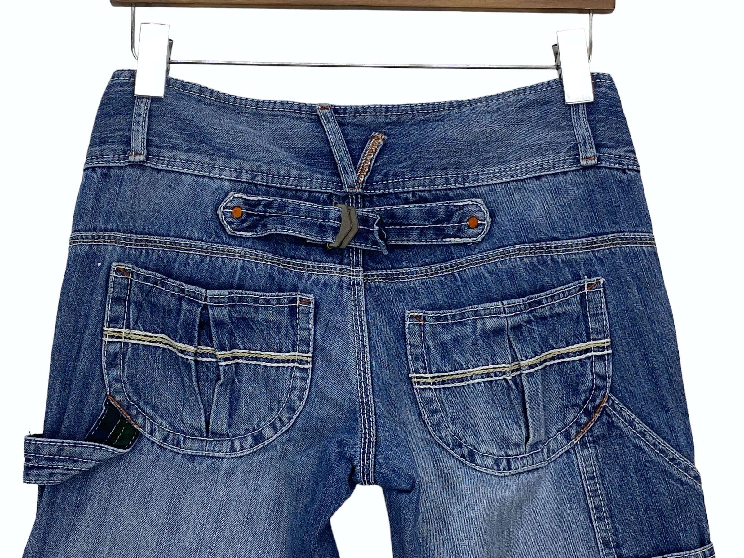 Japanese Brand Boww Green Carpenter Pants Hickory Skateboard Pants Size US 29 - 6 Thumbnail