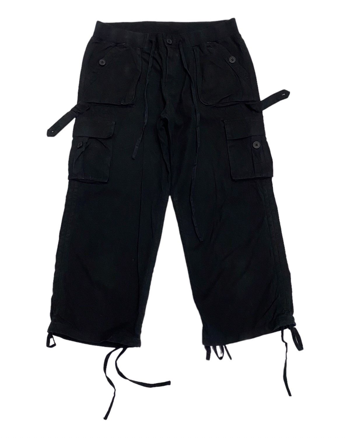 Issey Miyake VINTAGE JAPANESE BRAND MULTI POCKET BONDAGE CARGO SHORT PANT Size US 30 / EU 46 - 3 Thumbnail