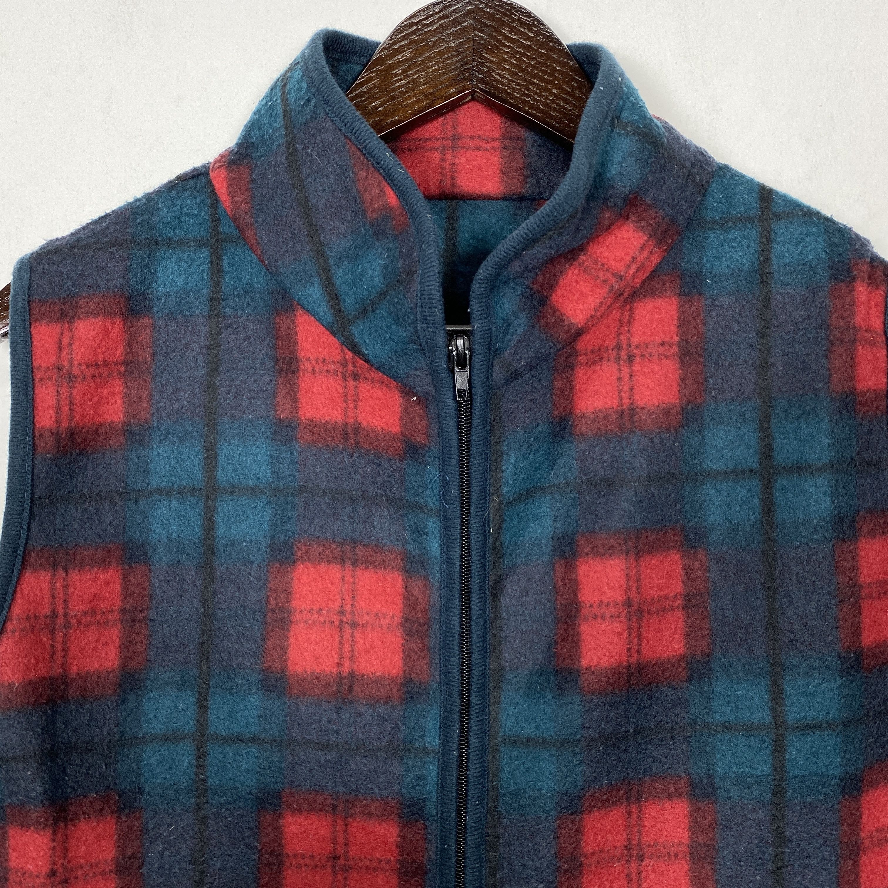 Japanese Brand Vintage Japanese Brand Checkered Gilet V0051 Size US M / EU 48-50 / 2 - 2 Thumbnail