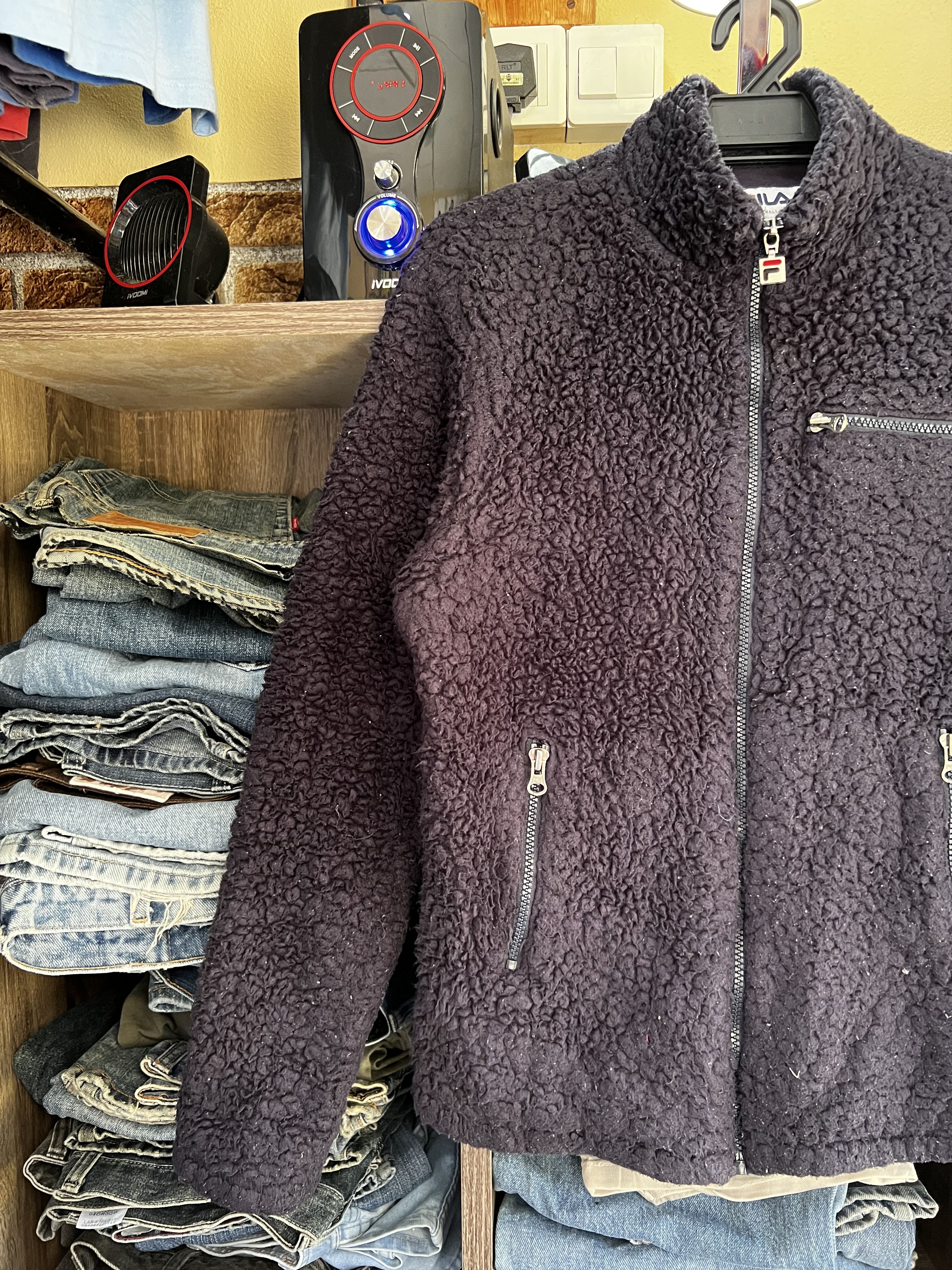 Fila 🔥Vintage Fila Deep Pile Sherpa Jackets Size US S / EU 44-46 / 1 - 3 Thumbnail