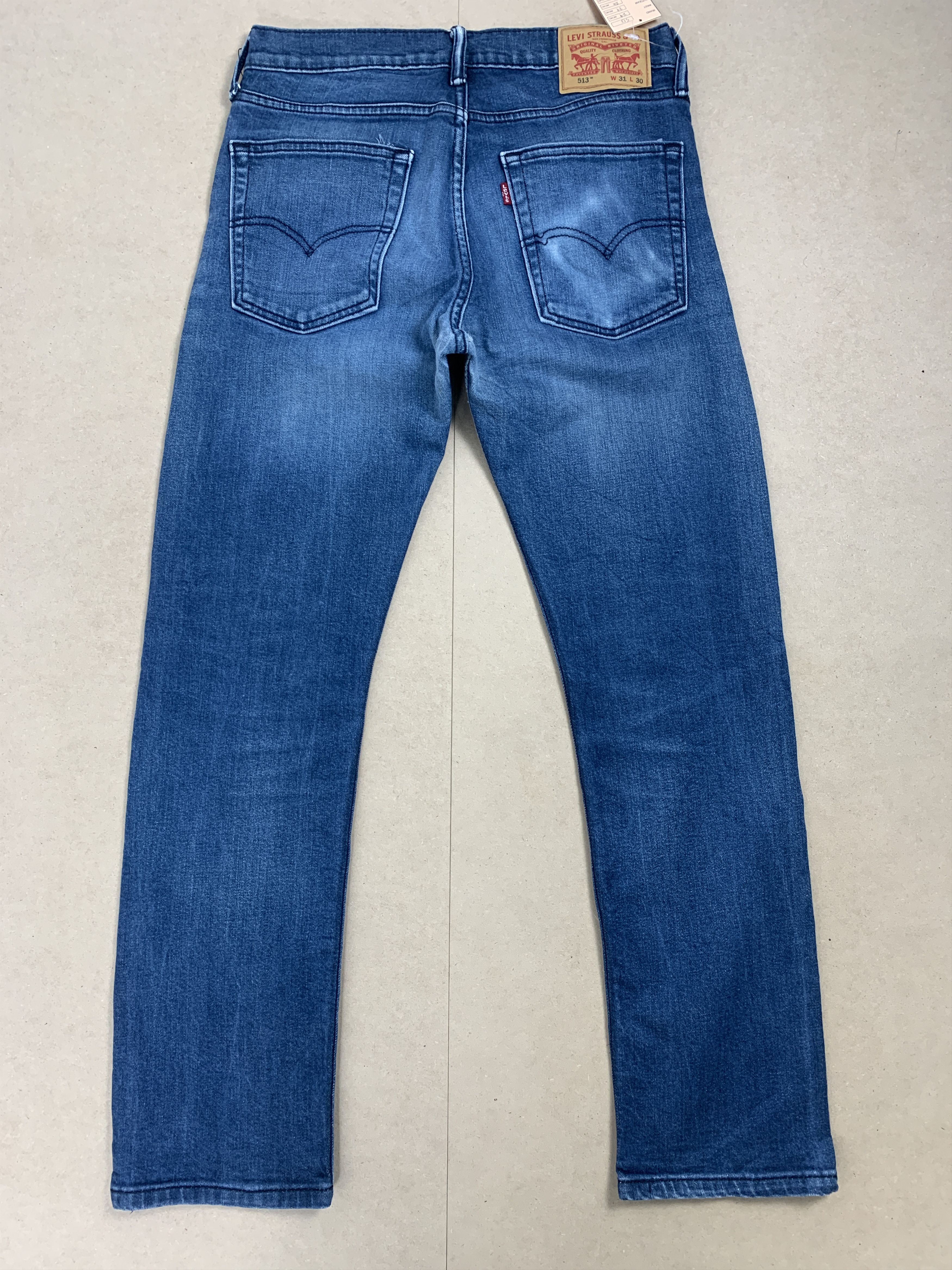 Levi's Vintage LEVI'S 513 Straight Cut Faded Jeans P0194 Size US 29 - 5 Thumbnail