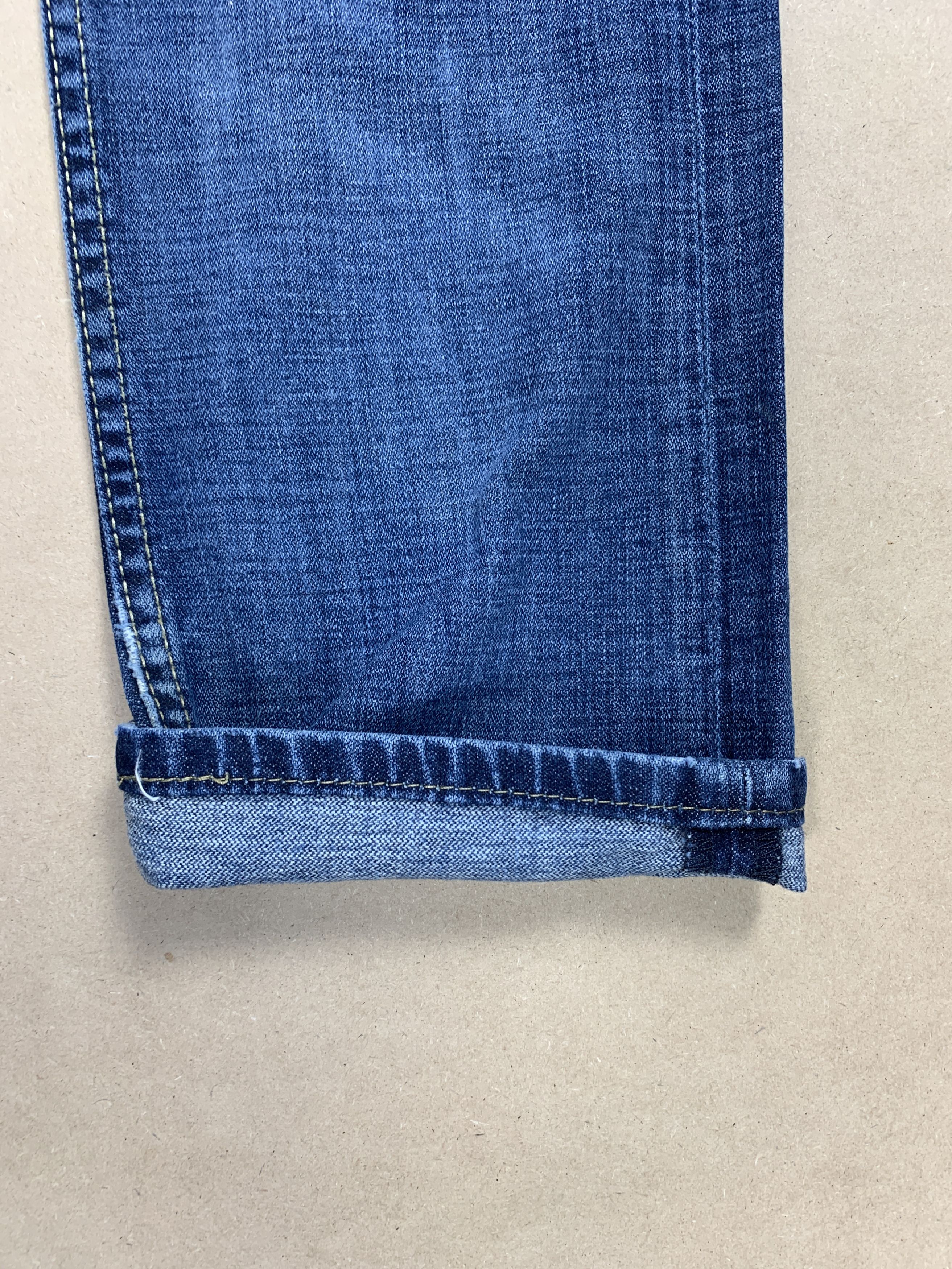 Levi's × Vintage Vintage LEVI'S 513 Distressed Faded StraightCut Mid Wash Size US 28 / EU 44 - 4 Thumbnail