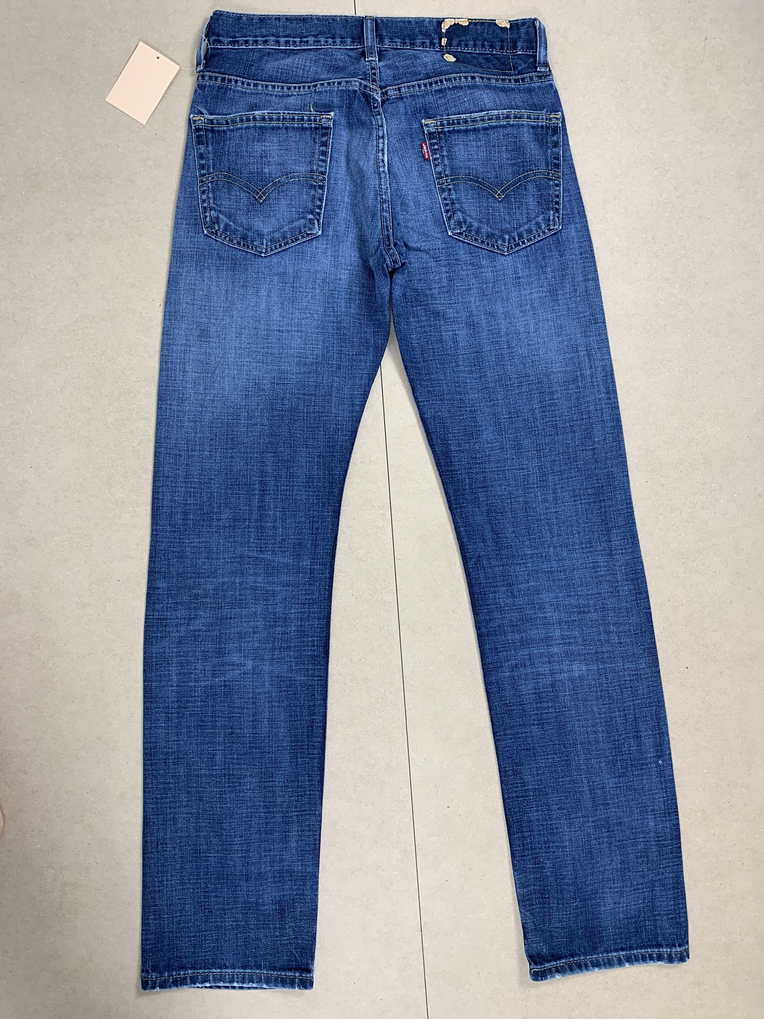 Levi's × Vintage Vintage LEVI'S 513 Distressed Faded StraightCut Mid Wash Size US 28 / EU 44 - 6 Thumbnail