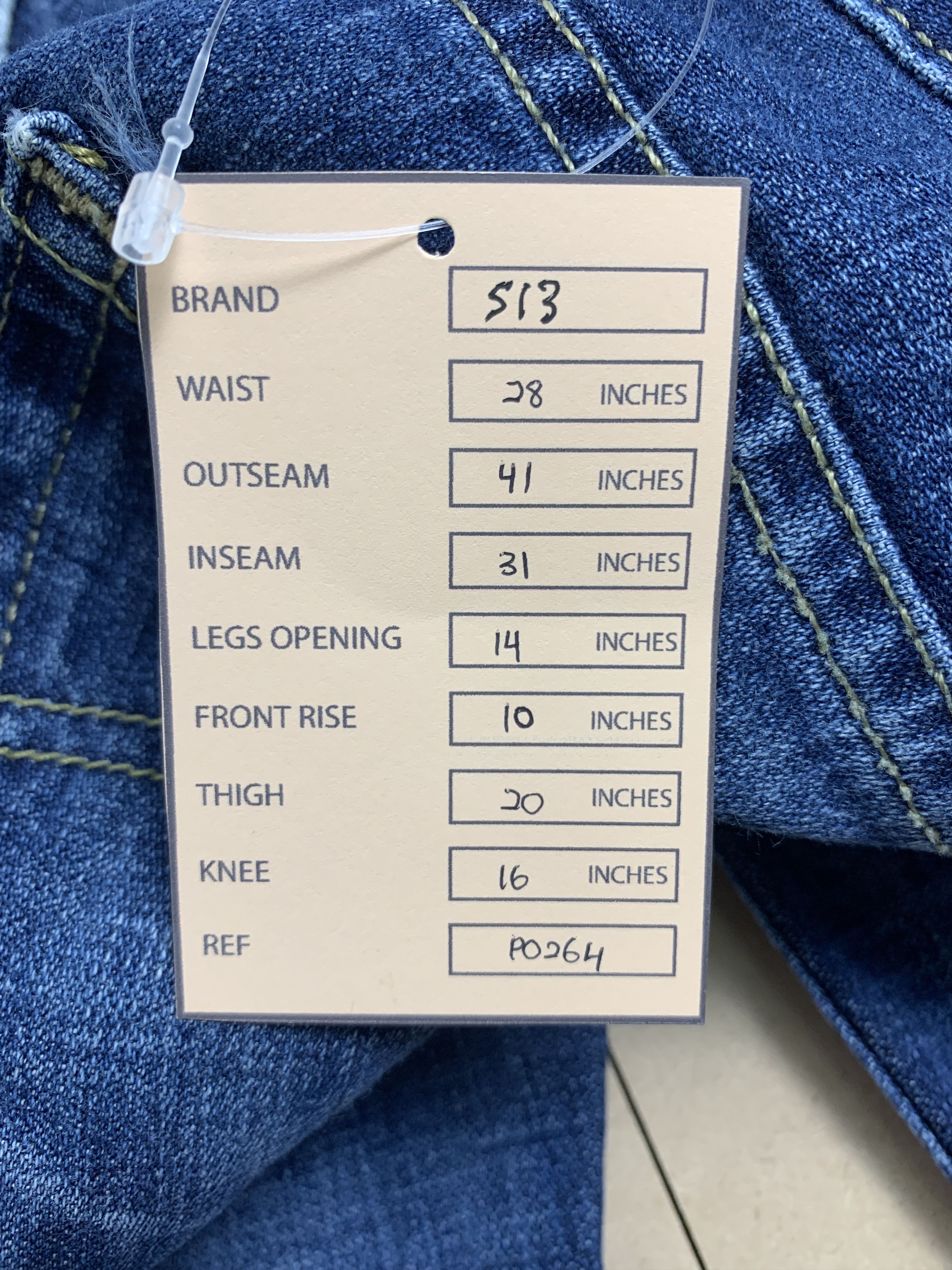 Levi's × Vintage Vintage LEVI'S 513 Distressed Faded StraightCut Mid Wash Size US 28 / EU 44 - 17 Thumbnail