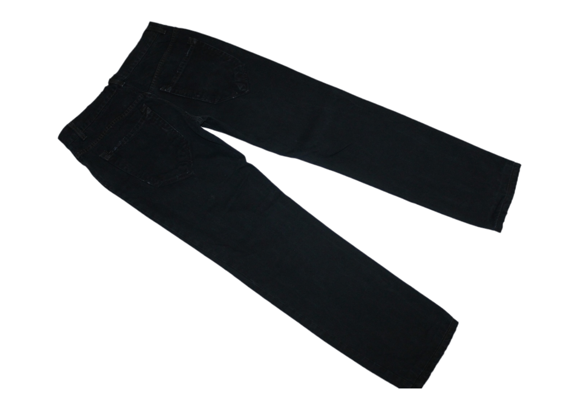 John Richmond John Richmond Punk Distressed Low Rise Skinny Black Jeans Size US 32 / EU 48 - 3 Thumbnail