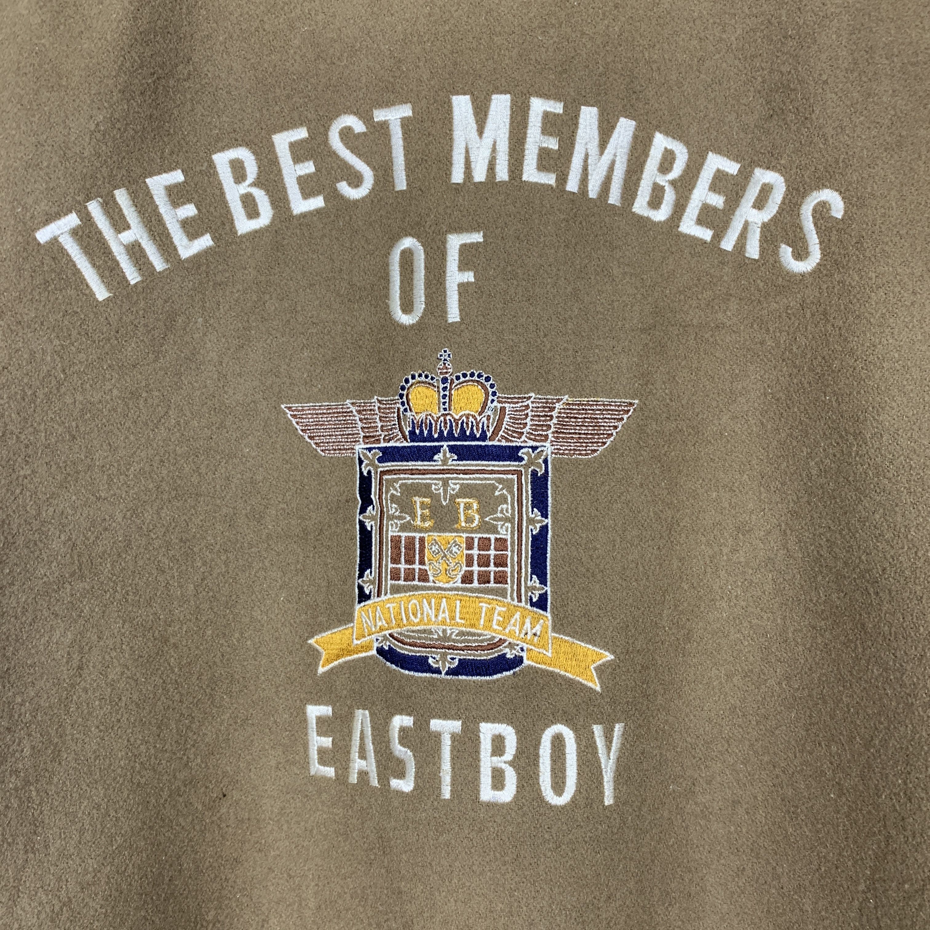 MLB Vintage East Boy Quilted Lining Varsity Jacket J1471 Size US S / EU 44-46 / 1 - 8 Thumbnail