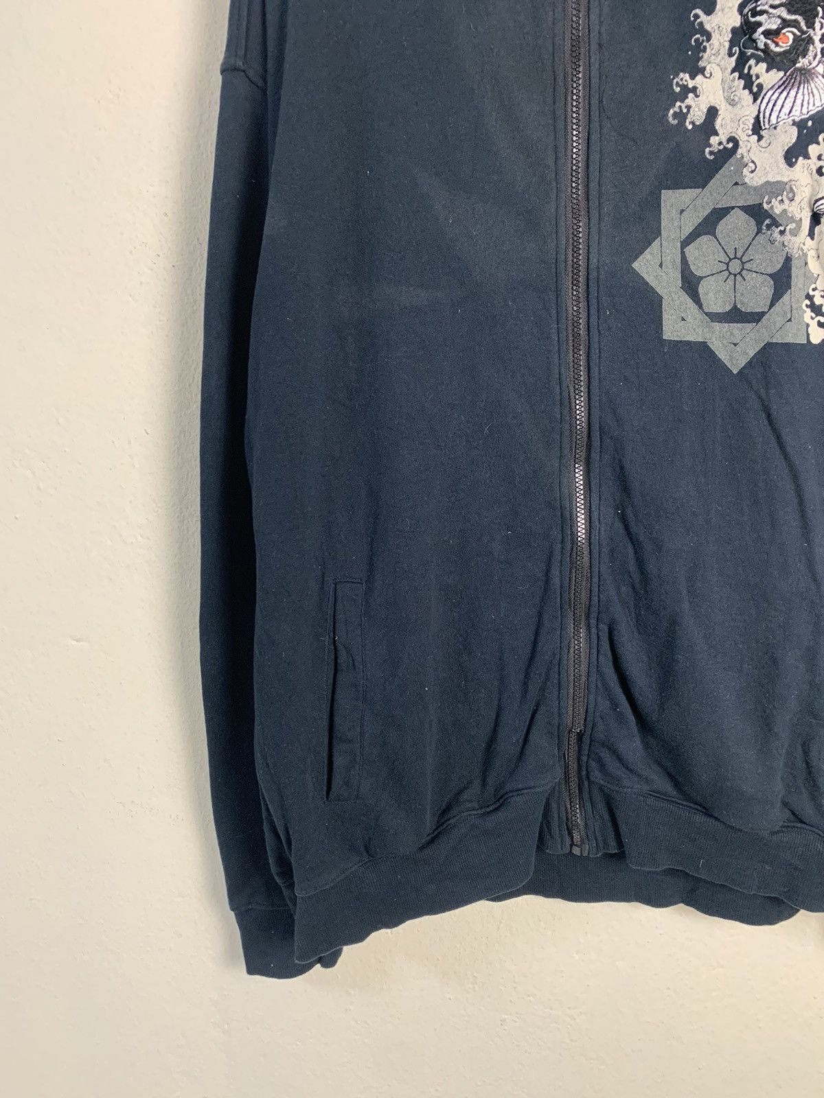 Japanese Brand Fugutaiten Sukajan Koi Fish Hoodie Size US L / EU 52-54 / 3 - 9 Thumbnail