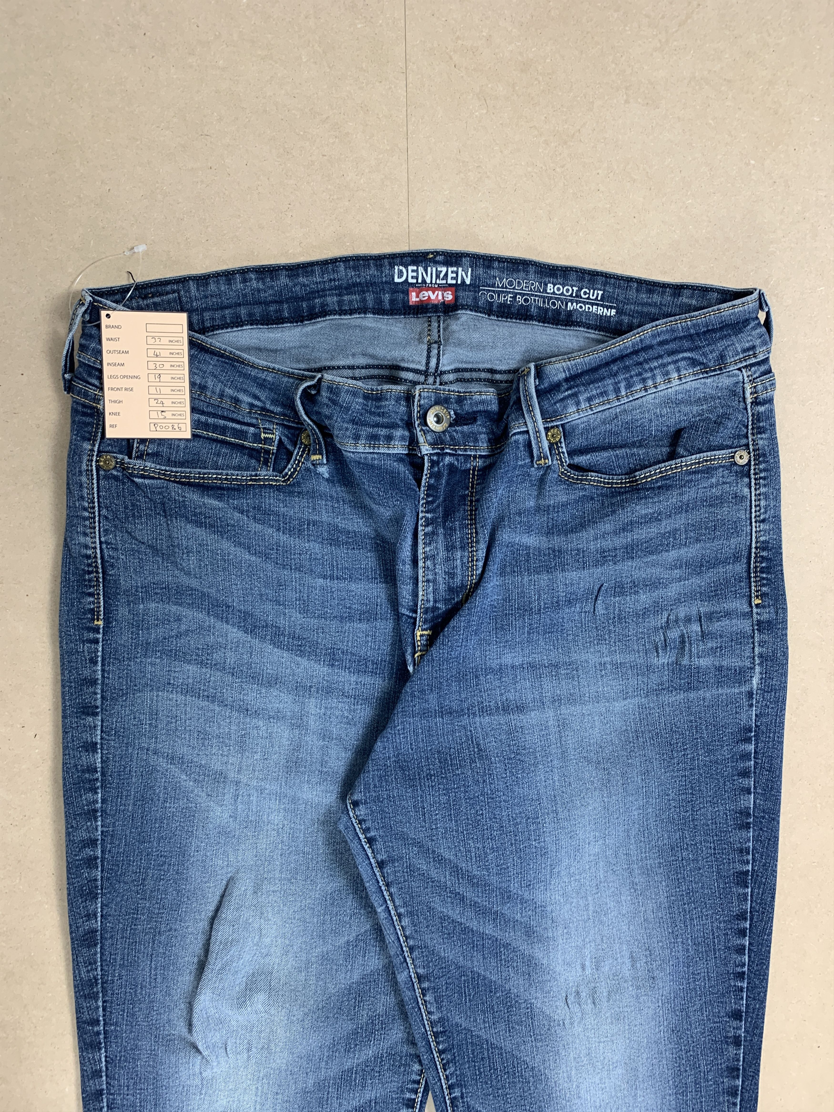 Denizen × Levi's Denizen Levi's Women Bootcut Flared Faded Blue Jeans P0086 Size 32" / US 10 / IT 46 - 3 Thumbnail