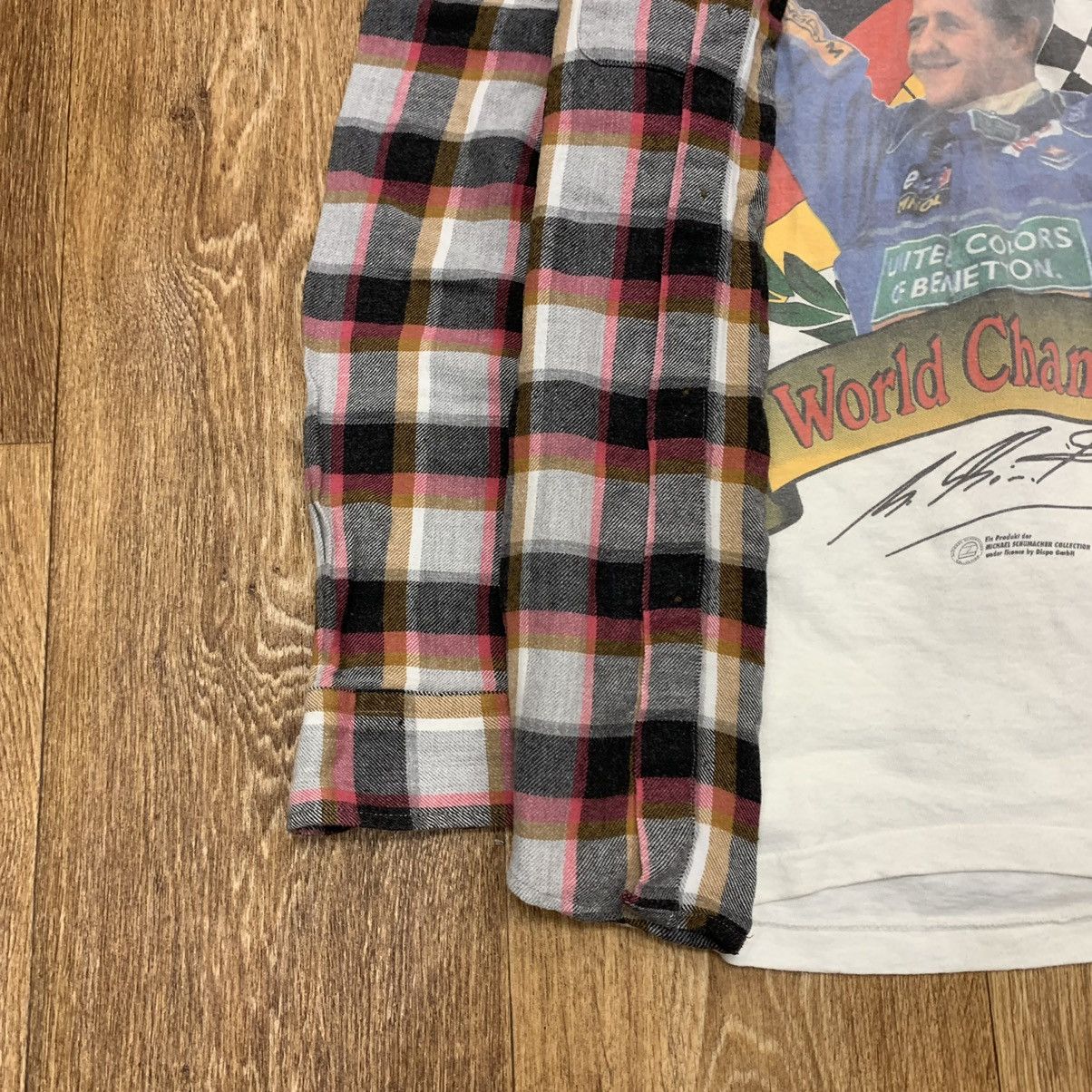 Flannel Vintage 90s Plaid Flannel Shirt Y2K Streetwear Checkered Size US S / EU 44-46 / 1 - 4 Thumbnail