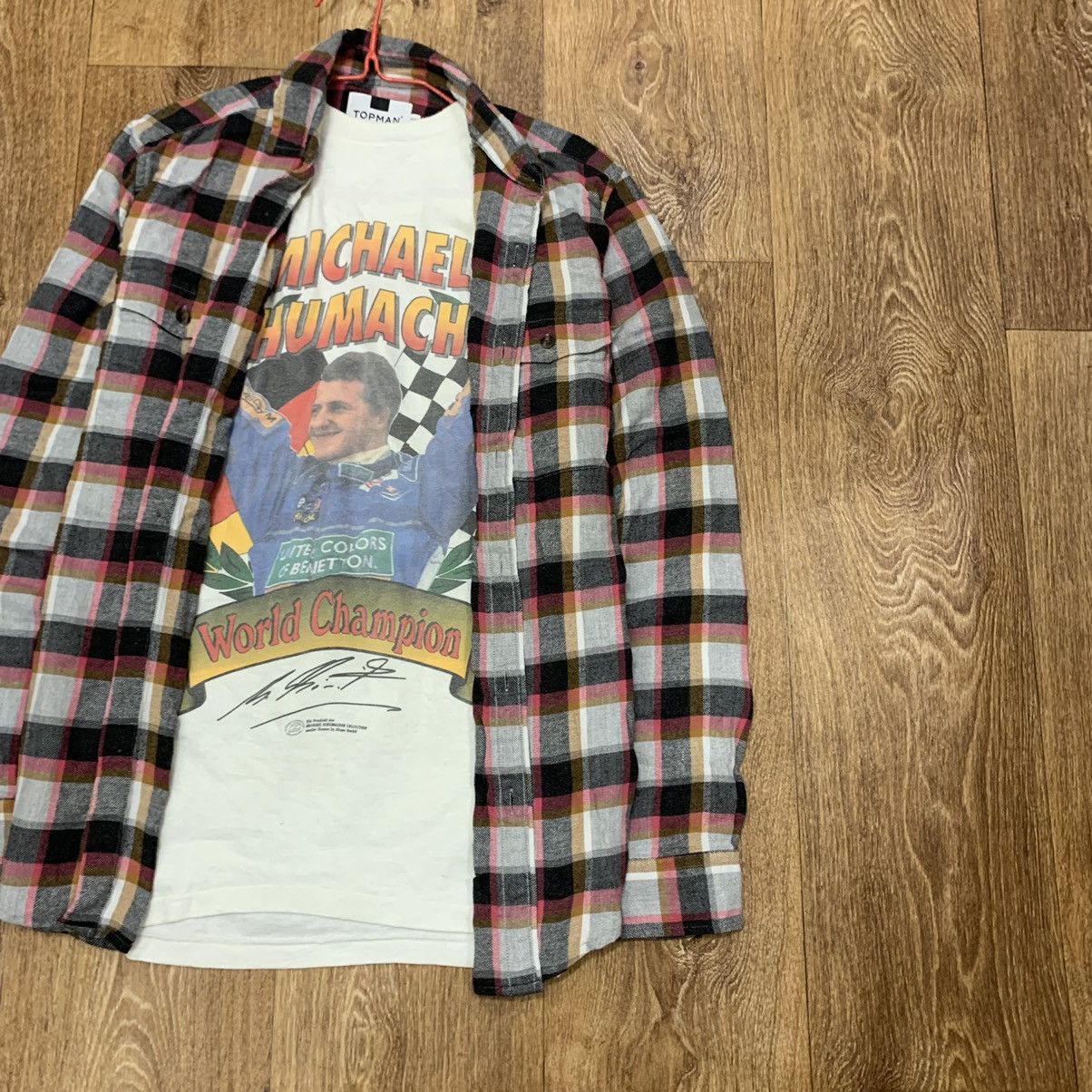 Flannel Vintage 90s Plaid Flannel Shirt Y2K Streetwear Checkered Size US S / EU 44-46 / 1 - 3 Thumbnail