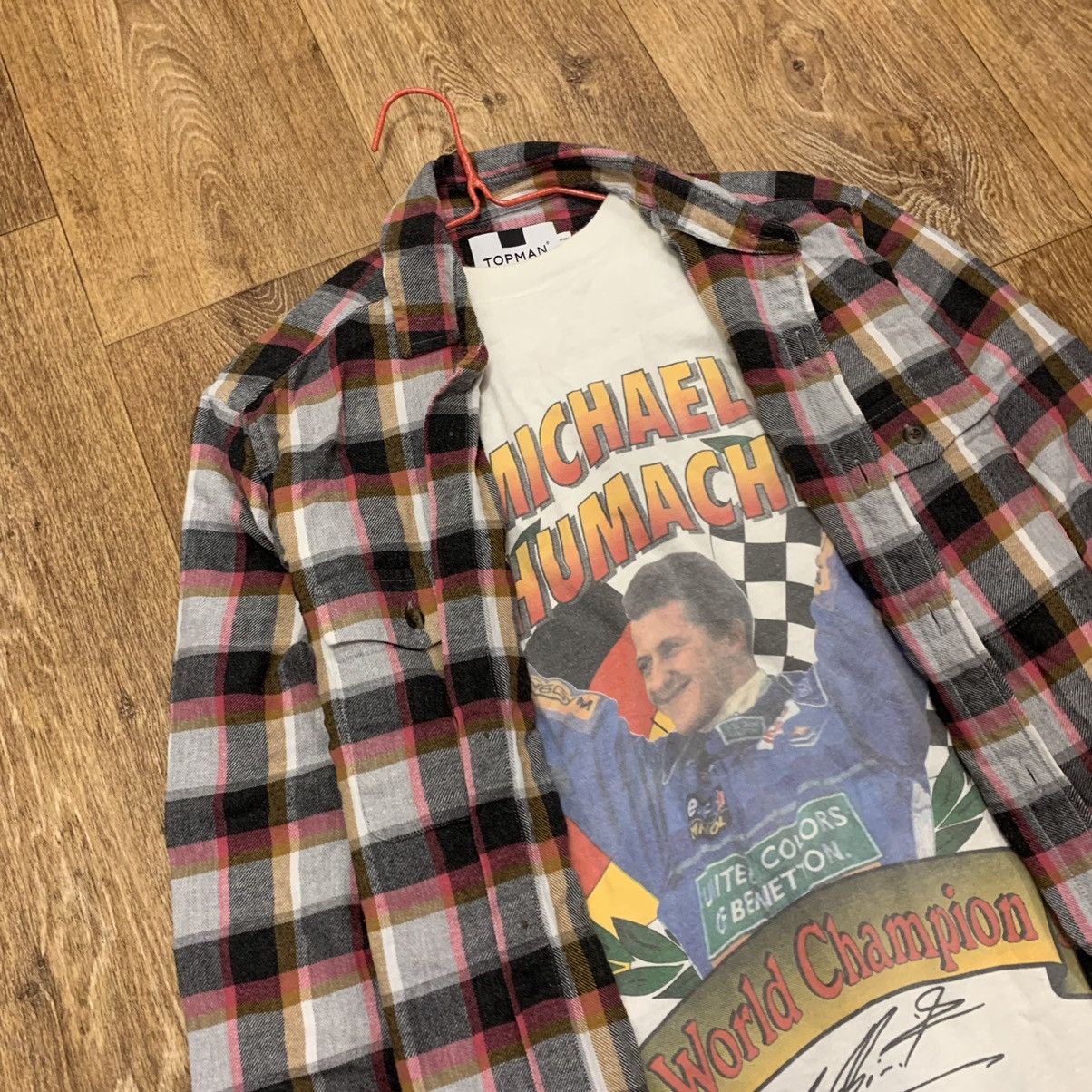 Flannel Vintage 90s Plaid Flannel Shirt Y2K Streetwear Checkered Size US S / EU 44-46 / 1 - 6 Thumbnail