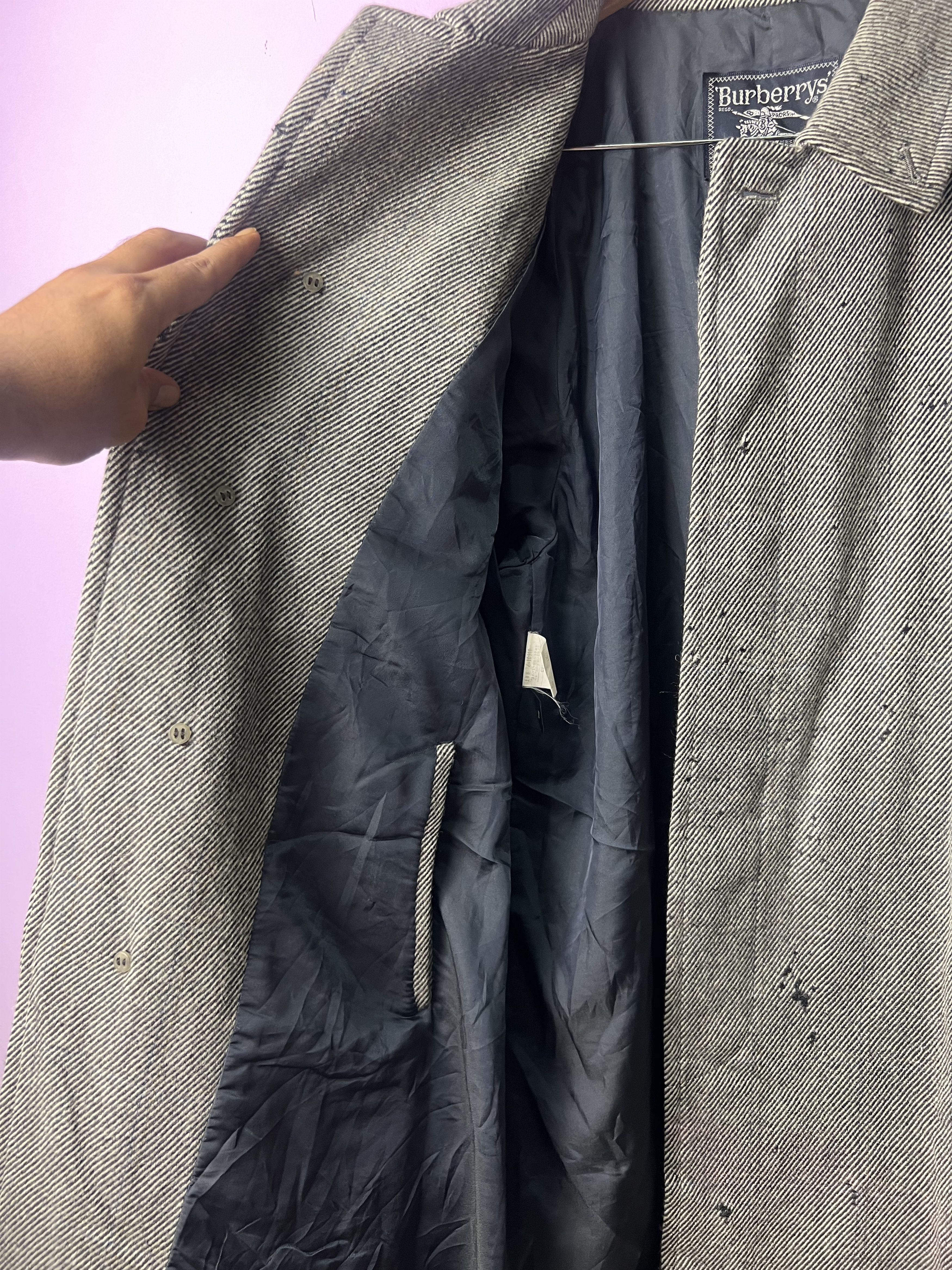 Burberry 🔥Vintage Distressed Burberrys’ Wool&Cashmere Coats Size US M / EU 48-50 / 2 - 14 Thumbnail