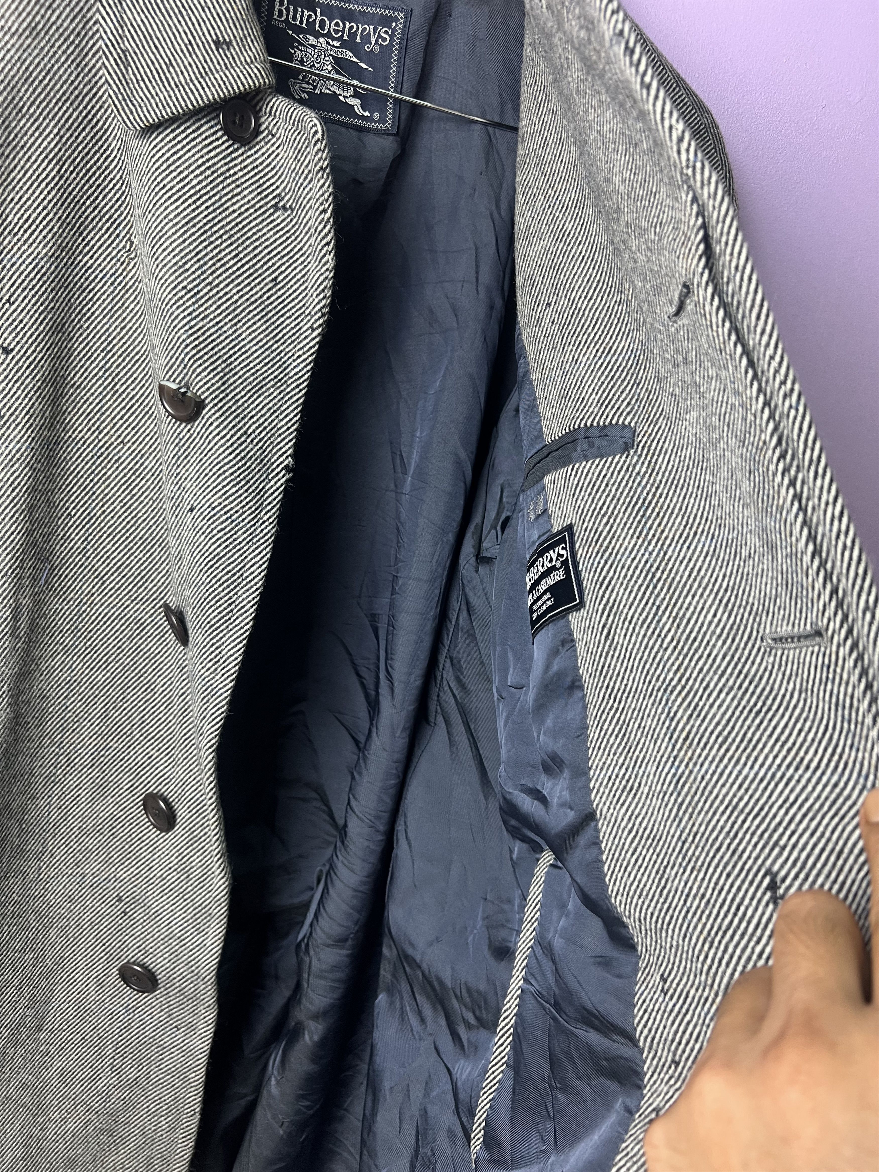 Burberry 🔥Vintage Distressed Burberrys’ Wool&Cashmere Coats Size US M / EU 48-50 / 2 - 15 Thumbnail