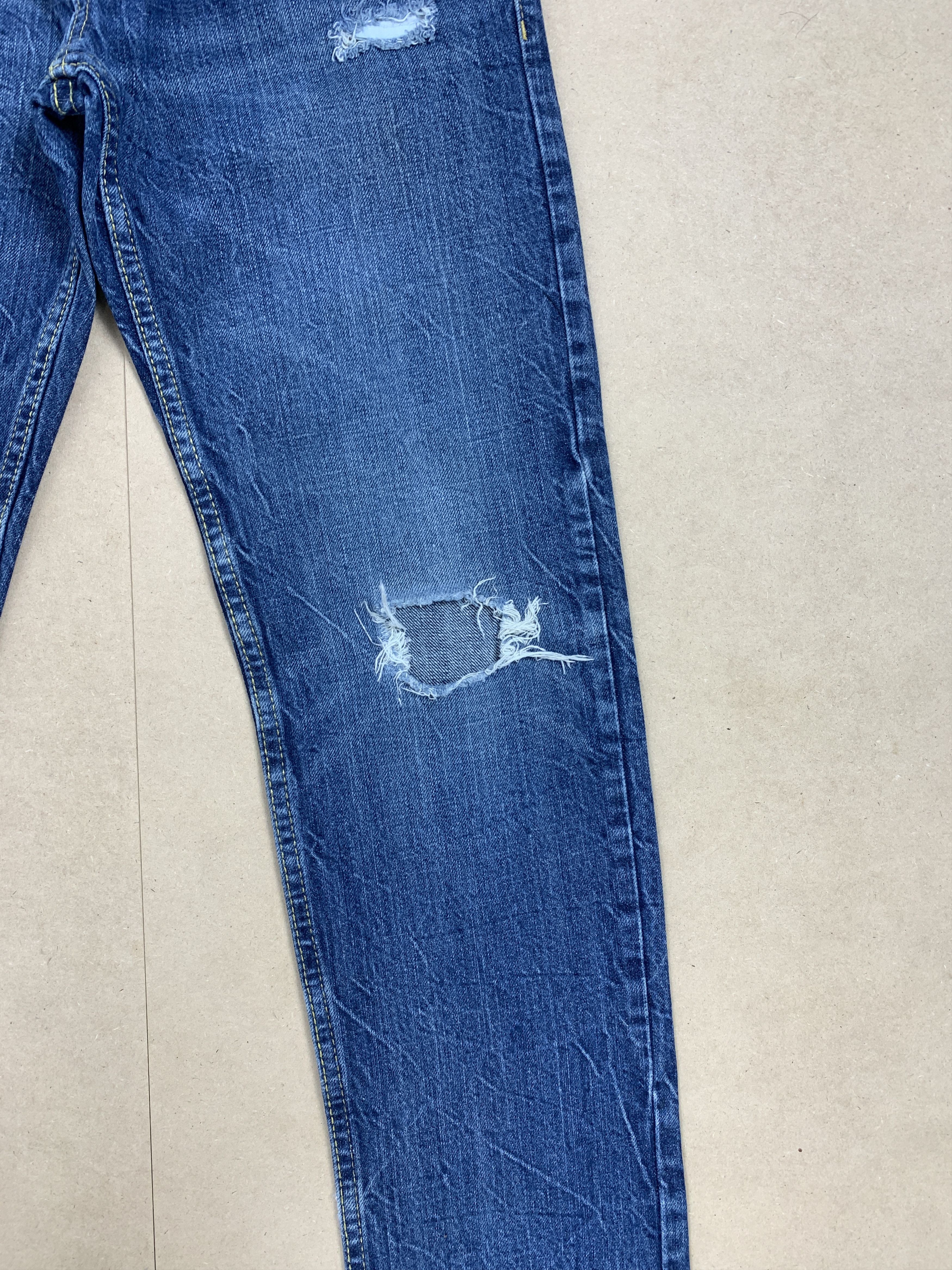 Levi's Vintage Levi's 502 Women Distressed Jeans Size 26" / US 2 / IT 38 - 3 Thumbnail