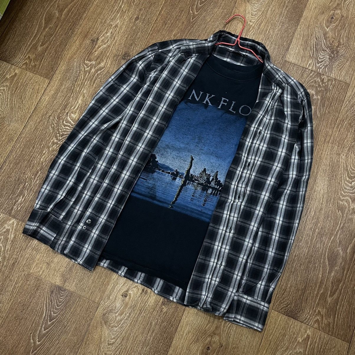 Flannel Vintage Flannel Shirt Plaid Checkered Travis Scott Style Size US XL / EU 56 / 4 - 2 Thumbnail