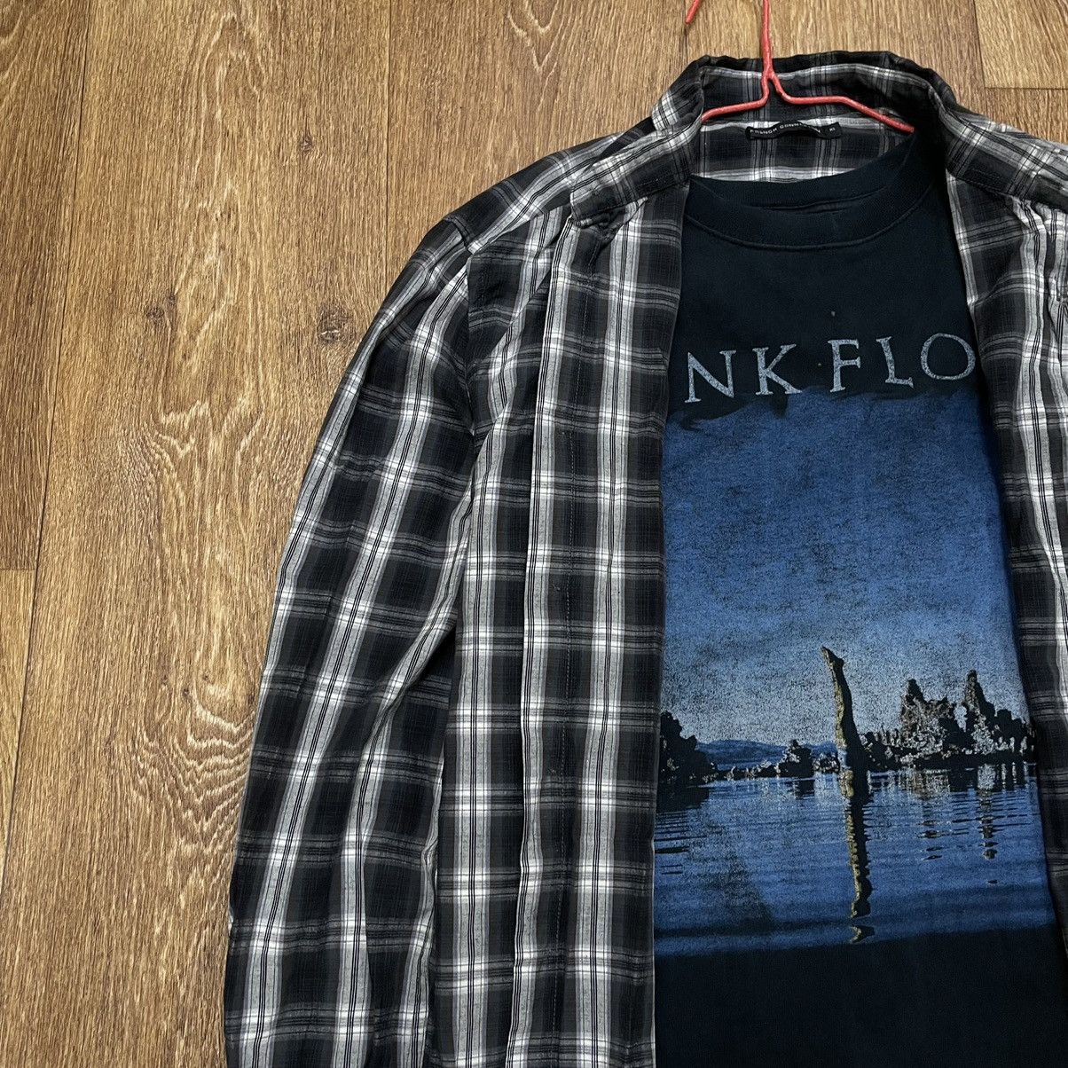 Flannel Vintage Flannel Shirt Plaid Checkered Travis Scott Style Size US XL / EU 56 / 4 - 5 Thumbnail