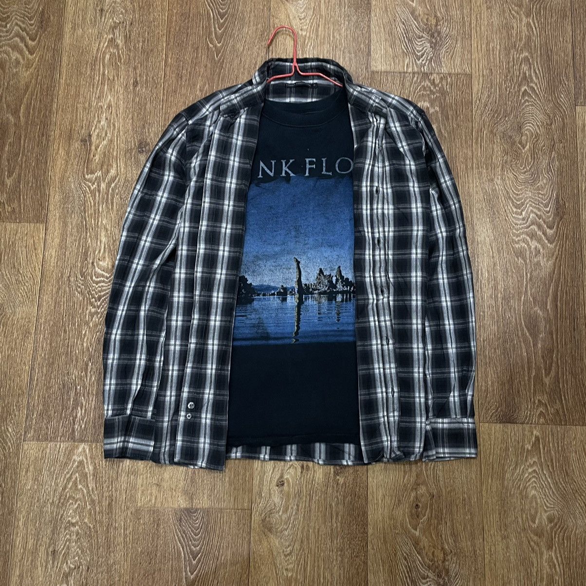 Flannel Vintage Flannel Shirt Plaid Checkered Travis Scott Style Size US XL / EU 56 / 4 - 1 Thumbnail