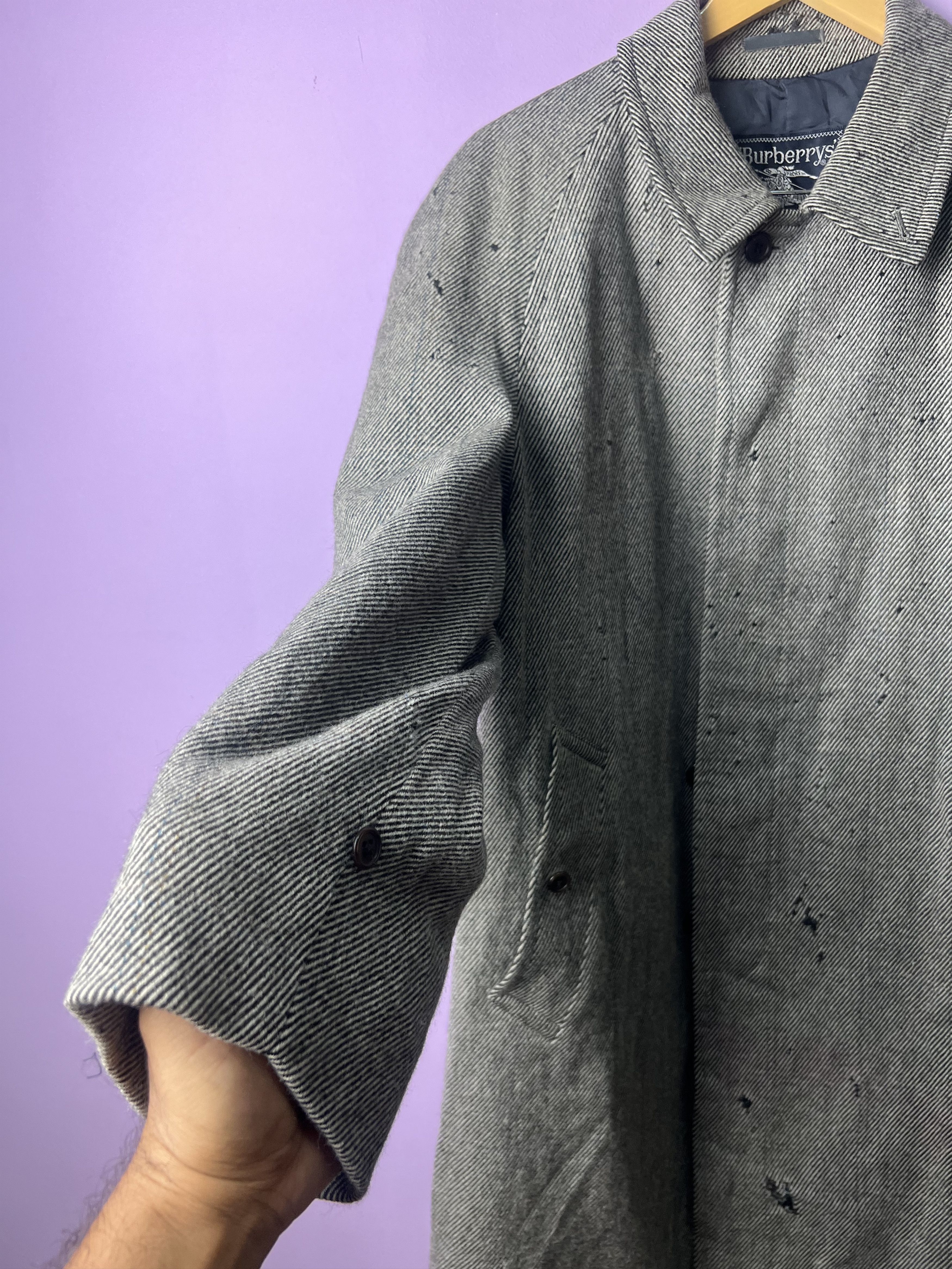 Burberry 🔥Vintage Distressed Burberrys’ Wool&Cashmere Coats Size US M / EU 48-50 / 2 - 8 Thumbnail