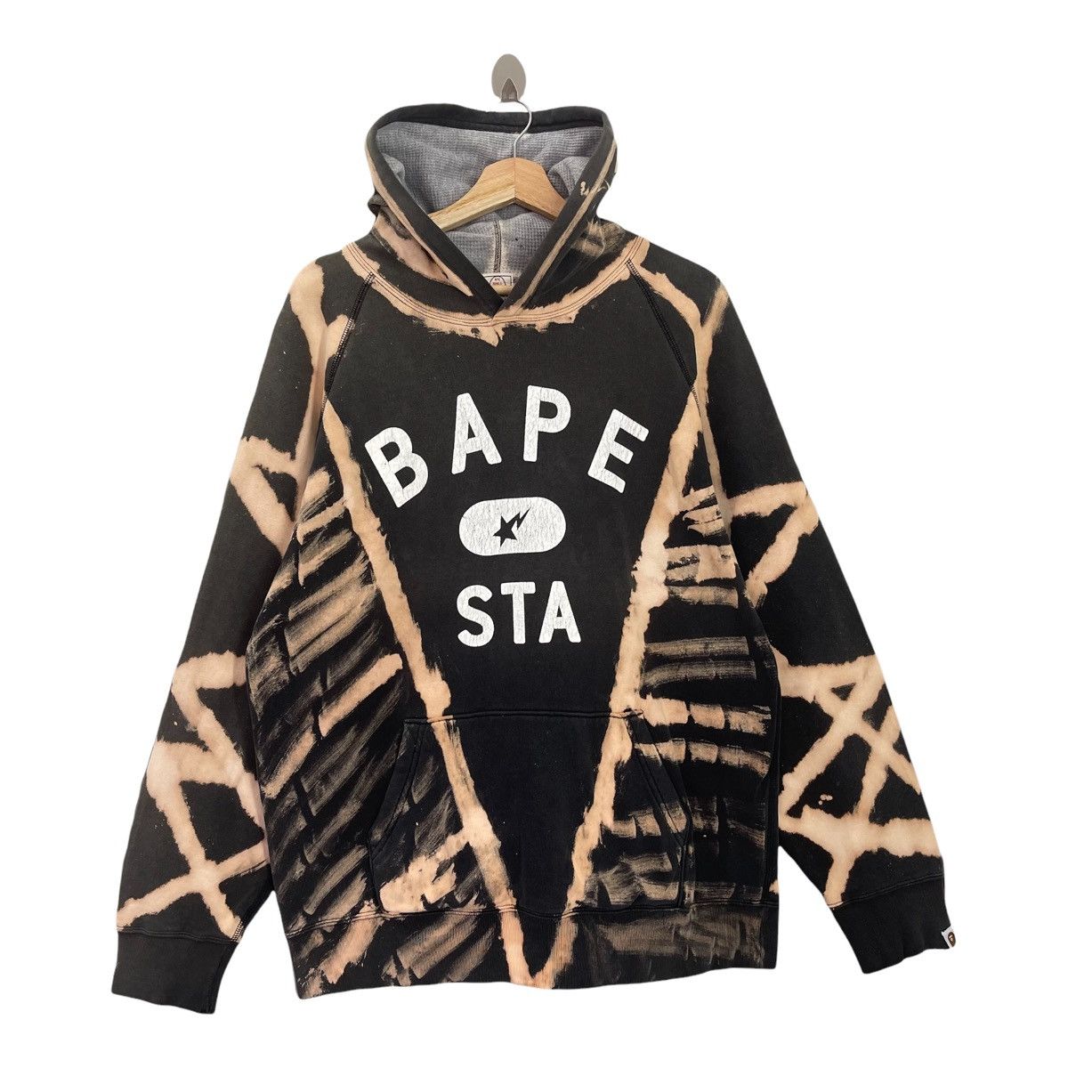 Bape Vintage Bape Custom Bleached Pullover Hoodie Size US M / EU 48-50 / 2 - 1 Thumbnail