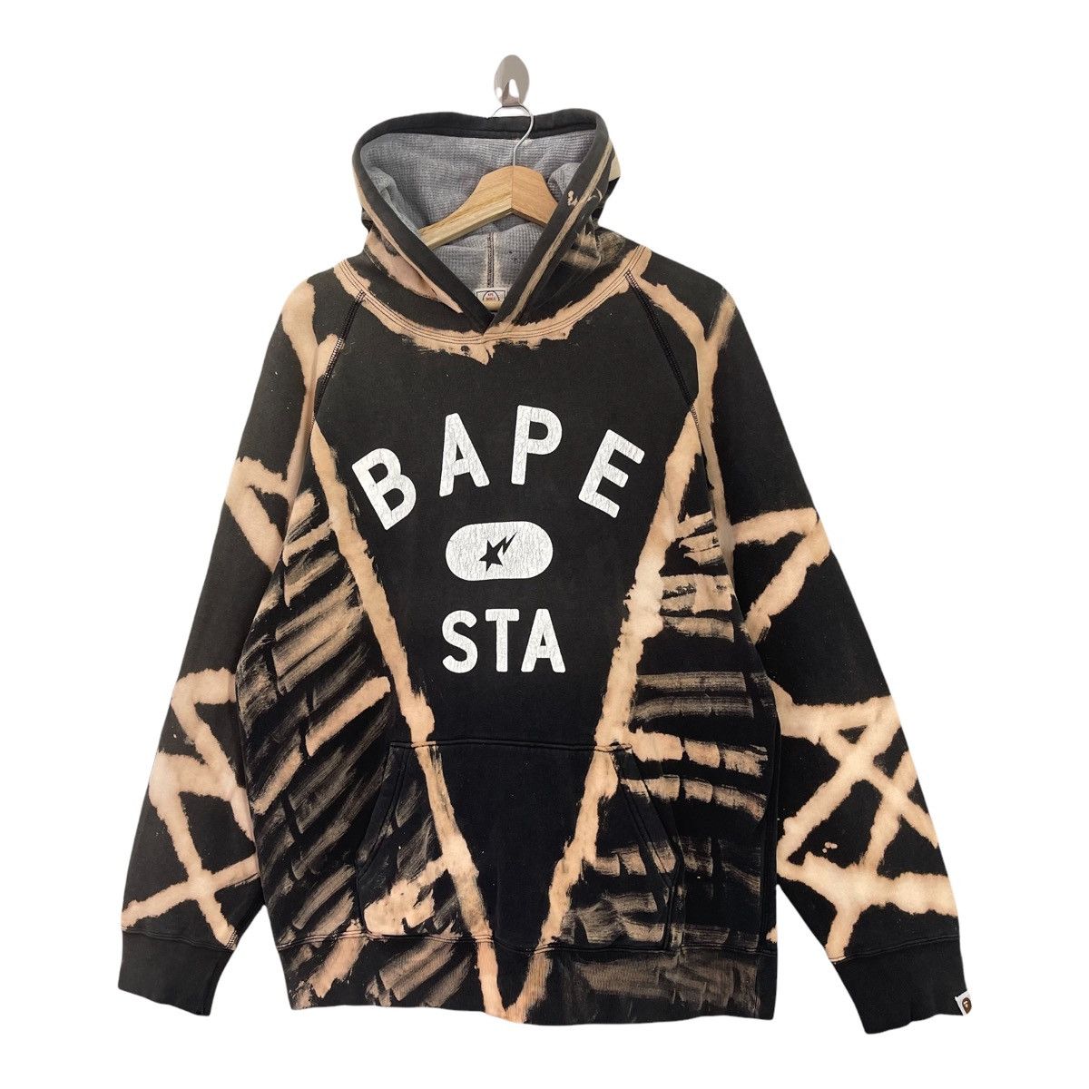 Bape Vintage Bape Custom Bleached Pullover Hoodie Size US M / EU 48-50 / 2 - 3 Thumbnail