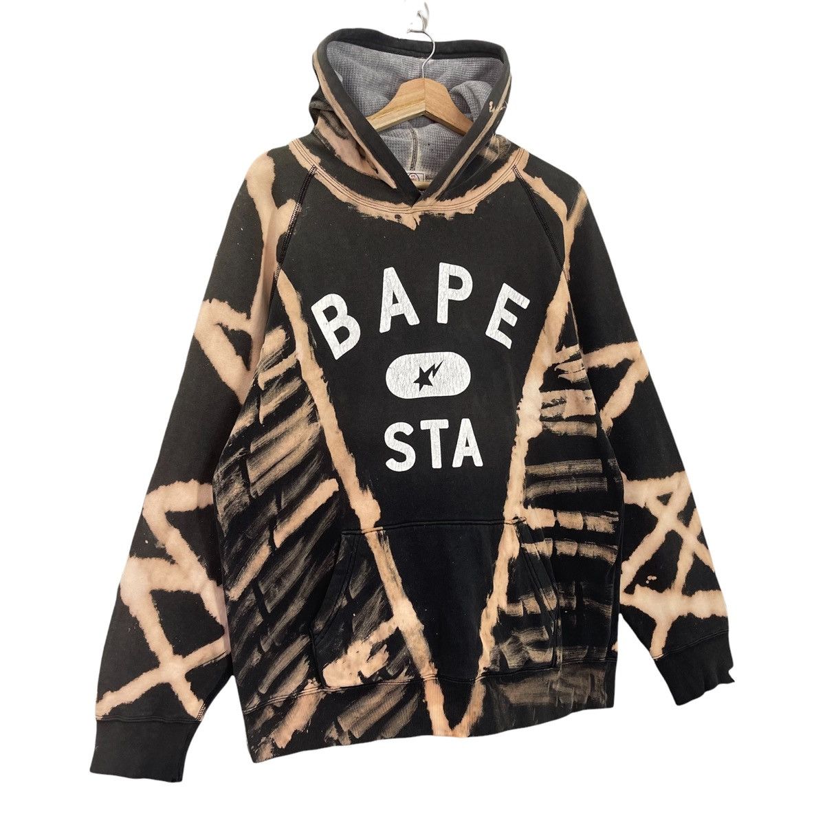 Bape Vintage Bape Custom Bleached Pullover Hoodie Size US M / EU 48-50 / 2 - 2 Thumbnail