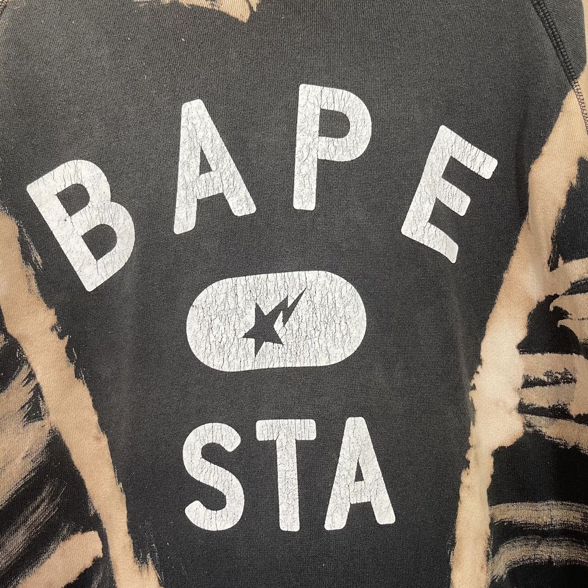 Bape Vintage Bape Custom Bleached Pullover Hoodie Size US M / EU 48-50 / 2 - 5 Thumbnail