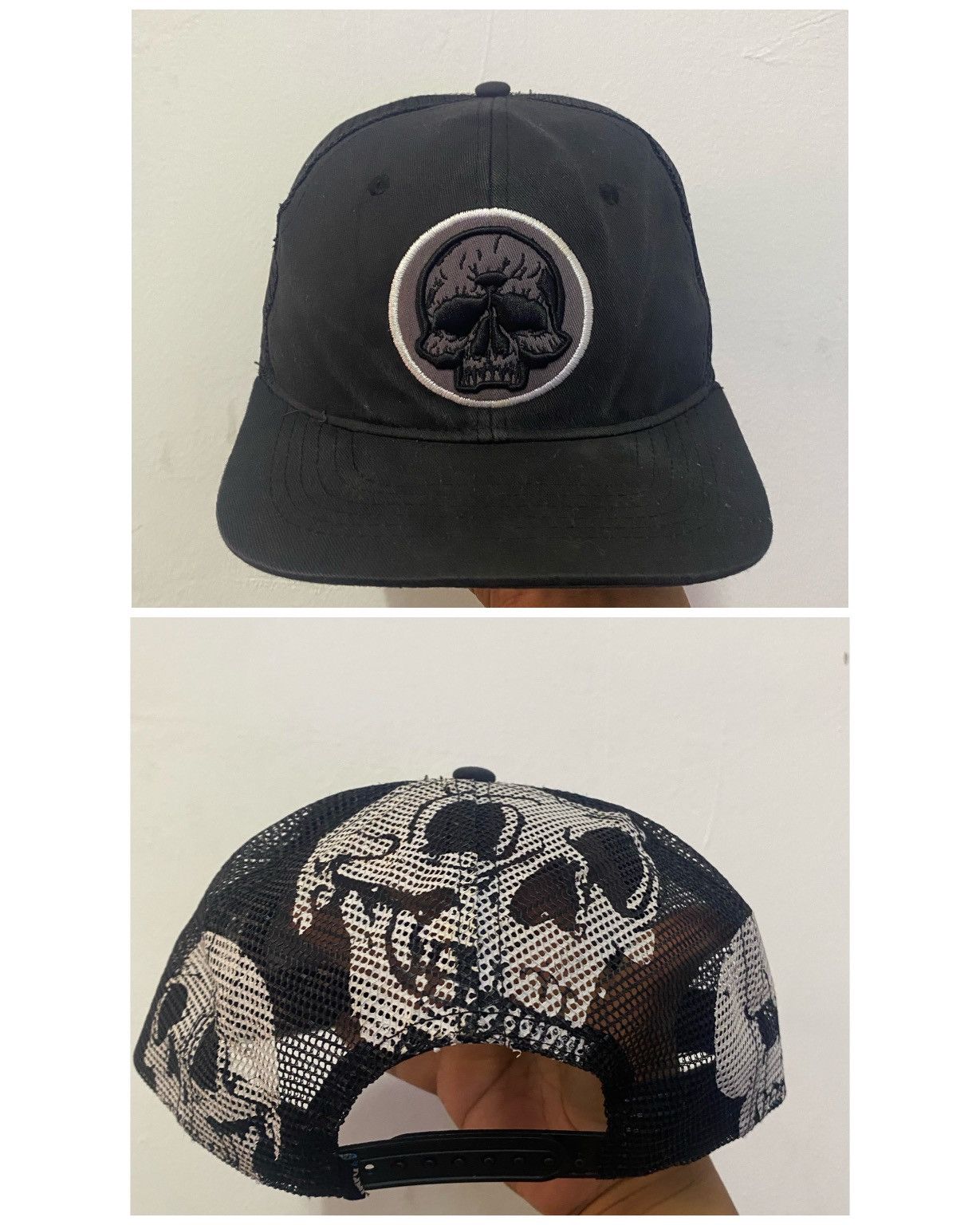 Japanese Brand Dead Skeleton Full Printed Trucked Hat Size ONE SIZE - 1 Thumbnail