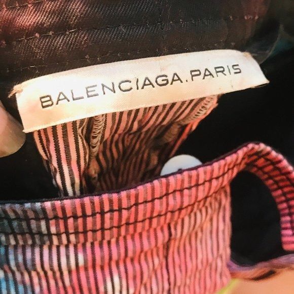 Balenciaga Balenciaga Paris Shorts Tie Dye Size 10 Blue Red Size 32" / US 10 / IT 46 - 2 Thumbnail
