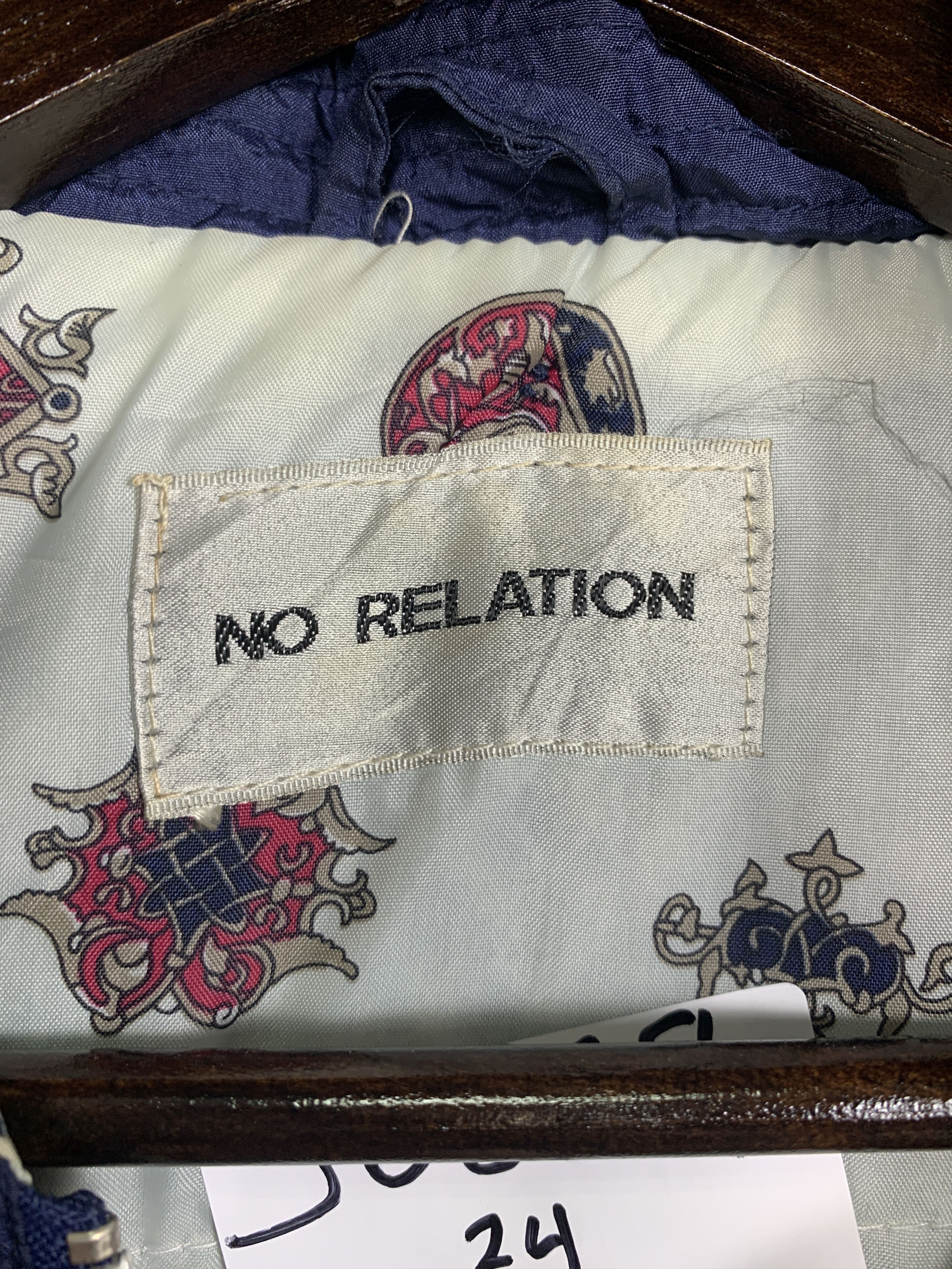 Japanese Brand Vintage No Relation Luxury Pattern Lining Jacket Size US M / EU 48-50 / 2 - 9 Thumbnail