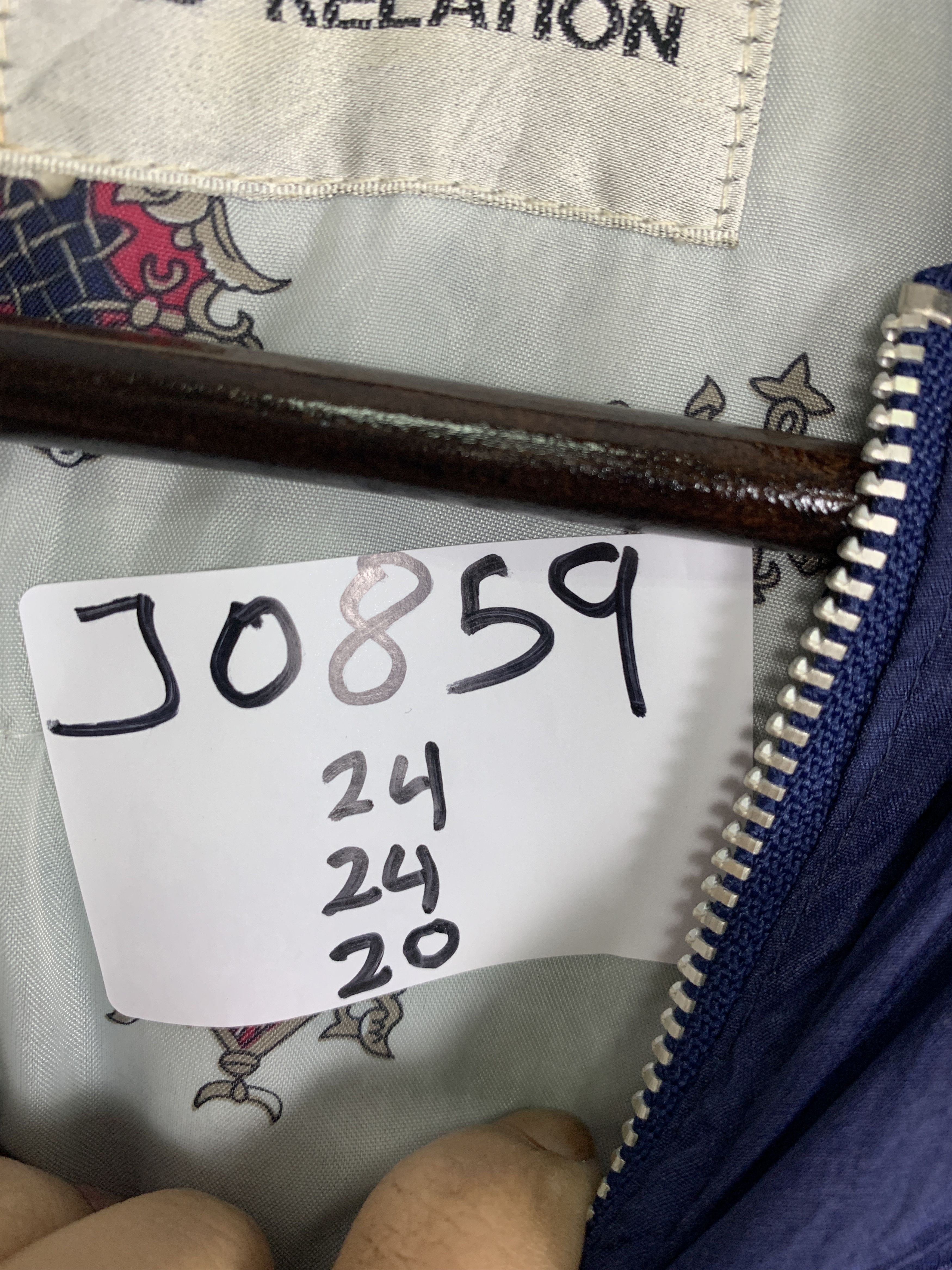 Japanese Brand Vintage No Relation Luxury Pattern Lining Jacket Size US M / EU 48-50 / 2 - 13 Thumbnail