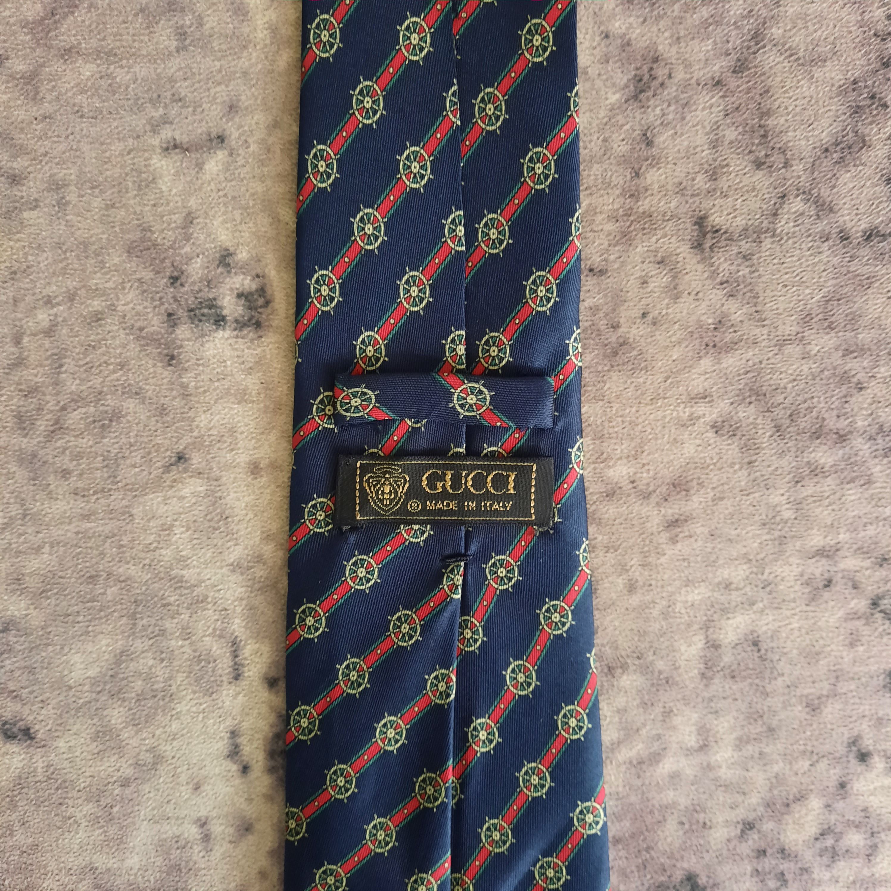 Gucci 🔥Gucci iconic color neck tie Size ONE SIZE - 8 Thumbnail