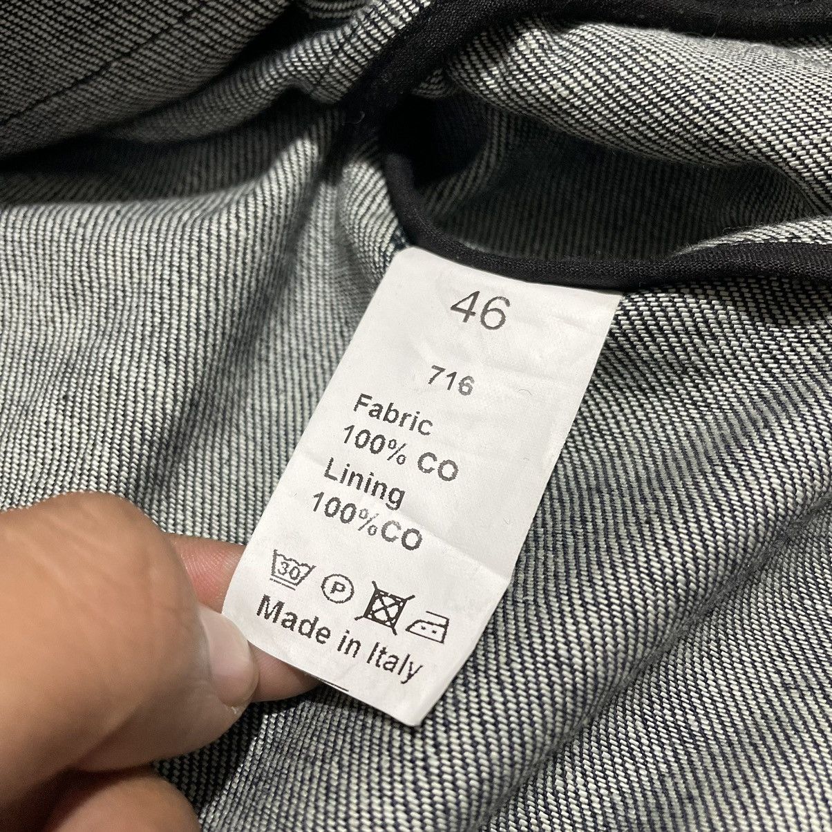 Raf Simons Raf Simons Leather Patch Denim Oversized Hooded Jacket Size US M / EU 48-50 / 2 - 4 Thumbnail
